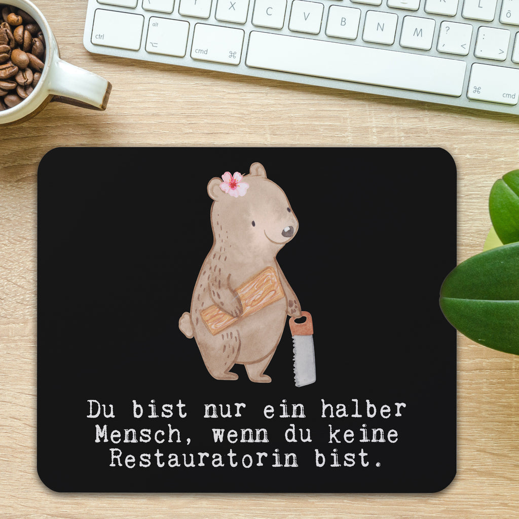 Mauspad Restauratorin mit Herz Mousepad, Computer zubehör, Büroausstattung, PC Zubehör, Arbeitszimmer, Mauspad, Einzigartiges Mauspad, Designer Mauspad, Beruf, Ausbildung, Jubiläum, Abschied, Rente, Kollege, Kollegin, Geschenk, Schenken, Arbeitskollege, Mitarbeiter, Firma, Danke, Dankeschön