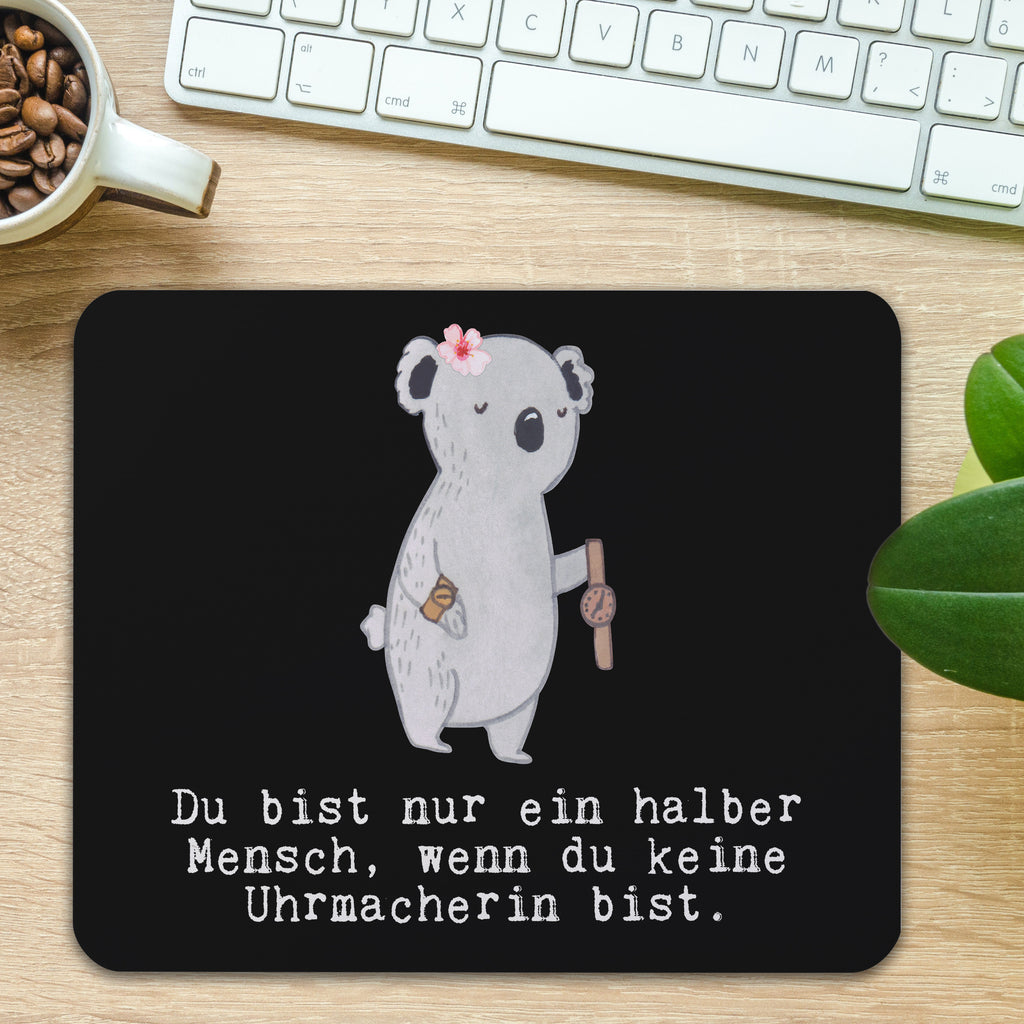 Mauspad Uhrmacherin mit Herz Mousepad, Computer zubehör, Büroausstattung, PC Zubehör, Arbeitszimmer, Mauspad, Einzigartiges Mauspad, Designer Mauspad, Beruf, Ausbildung, Jubiläum, Abschied, Rente, Kollege, Kollegin, Geschenk, Schenken, Arbeitskollege, Mitarbeiter, Firma, Danke, Dankeschön