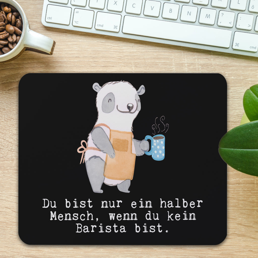Mauspad Barista mit Herz Mousepad, Computer zubehör, Büroausstattung, PC Zubehör, Arbeitszimmer, Mauspad, Einzigartiges Mauspad, Designer Mauspad, Beruf, Ausbildung, Jubiläum, Abschied, Rente, Kollege, Kollegin, Geschenk, Schenken, Arbeitskollege, Mitarbeiter, Firma, Danke, Dankeschön, Barista, Eröffnung Cafe, Kaffee
