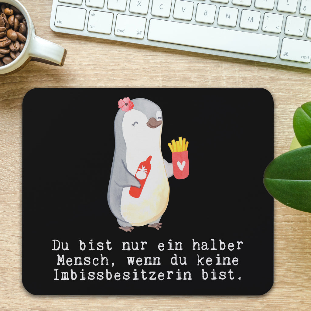 Mauspad Imbissbesitzerin mit Herz Mousepad, Computer zubehör, Büroausstattung, PC Zubehör, Arbeitszimmer, Mauspad, Einzigartiges Mauspad, Designer Mauspad, Beruf, Ausbildung, Jubiläum, Abschied, Rente, Kollege, Kollegin, Geschenk, Schenken, Arbeitskollege, Mitarbeiter, Firma, Danke, Dankeschön, Imbissbesitzerin, Imibissverkäuferin, Pommesverkäuferin, Pommesliebe