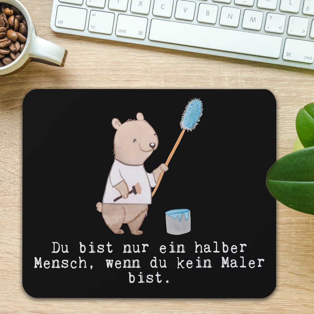 Mauspad Maler mit Herz Mousepad, Computer zubehör, Büroausstattung, PC Zubehör, Arbeitszimmer, Mauspad, Einzigartiges Mauspad, Designer Mauspad, Beruf, Ausbildung, Jubiläum, Abschied, Rente, Kollege, Kollegin, Geschenk, Schenken, Arbeitskollege, Mitarbeiter, Firma, Danke, Dankeschön, Maler, Malermeister, Gesellenprüfung, Meisterprüfung, Malerbetrieb