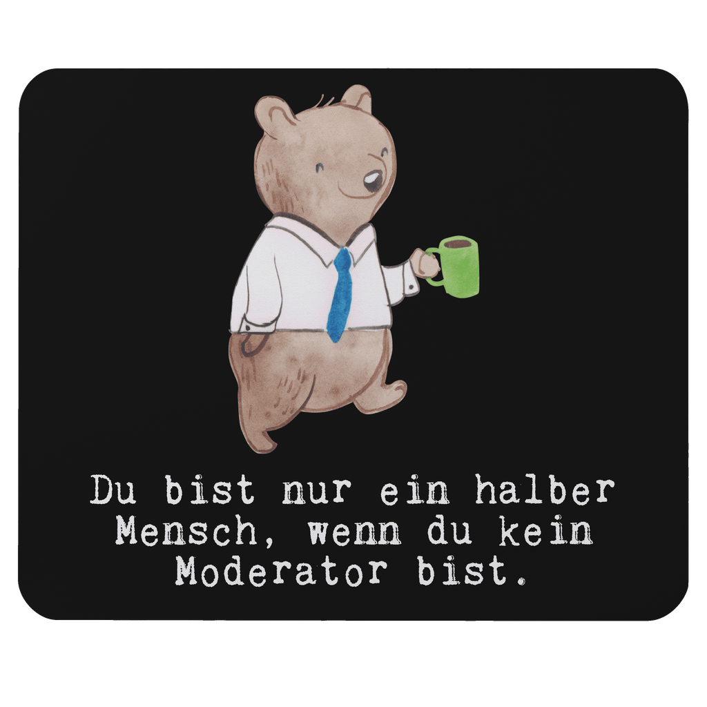 Mauspad Moderator mit Herz Mousepad, Computer zubehör, Büroausstattung, PC Zubehör, Arbeitszimmer, Mauspad, Einzigartiges Mauspad, Designer Mauspad, Beruf, Ausbildung, Jubiläum, Abschied, Rente, Kollege, Kollegin, Geschenk, Schenken, Arbeitskollege, Mitarbeiter, Firma, Danke, Dankeschön