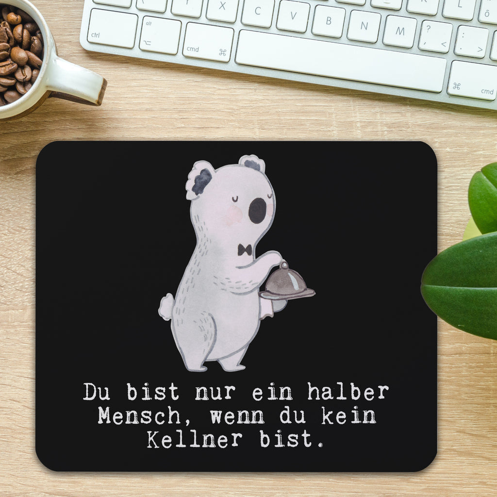 Mauspad Kellner mit Herz Mousepad, Computer zubehör, Büroausstattung, PC Zubehör, Arbeitszimmer, Mauspad, Einzigartiges Mauspad, Designer Mauspad, Beruf, Ausbildung, Jubiläum, Abschied, Rente, Kollege, Kollegin, Geschenk, Schenken, Arbeitskollege, Mitarbeiter, Firma, Danke, Dankeschön, Kellner, Servicekraft, Restaurant, Ober