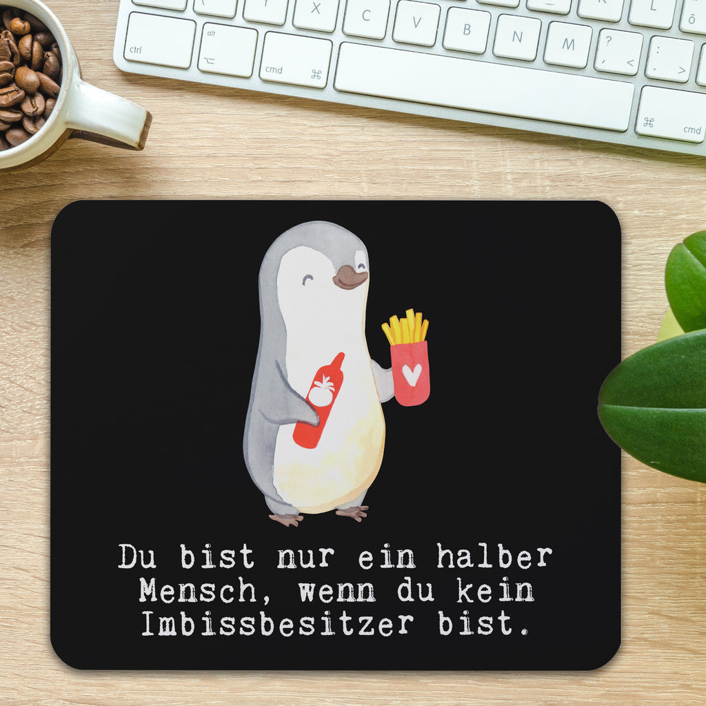 Mauspad Imbissbesitzer mit Herz Mousepad, Computer zubehör, Büroausstattung, PC Zubehör, Arbeitszimmer, Mauspad, Einzigartiges Mauspad, Designer Mauspad, Beruf, Ausbildung, Jubiläum, Abschied, Rente, Kollege, Kollegin, Geschenk, Schenken, Arbeitskollege, Mitarbeiter, Firma, Danke, Dankeschön, Imbissbesitzer, Imbissverkäufer, Pommesverkäufer, Pommesliebe