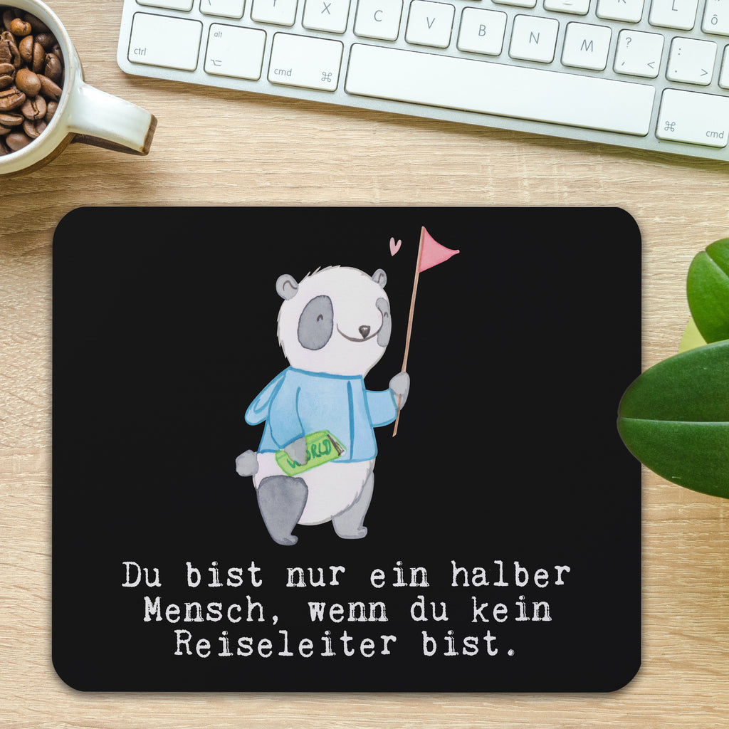 Mauspad Reiseleiter mit Herz Mousepad, Computer zubehör, Büroausstattung, PC Zubehör, Arbeitszimmer, Mauspad, Einzigartiges Mauspad, Designer Mauspad, Beruf, Ausbildung, Jubiläum, Abschied, Rente, Kollege, Kollegin, Geschenk, Schenken, Arbeitskollege, Mitarbeiter, Firma, Danke, Dankeschön