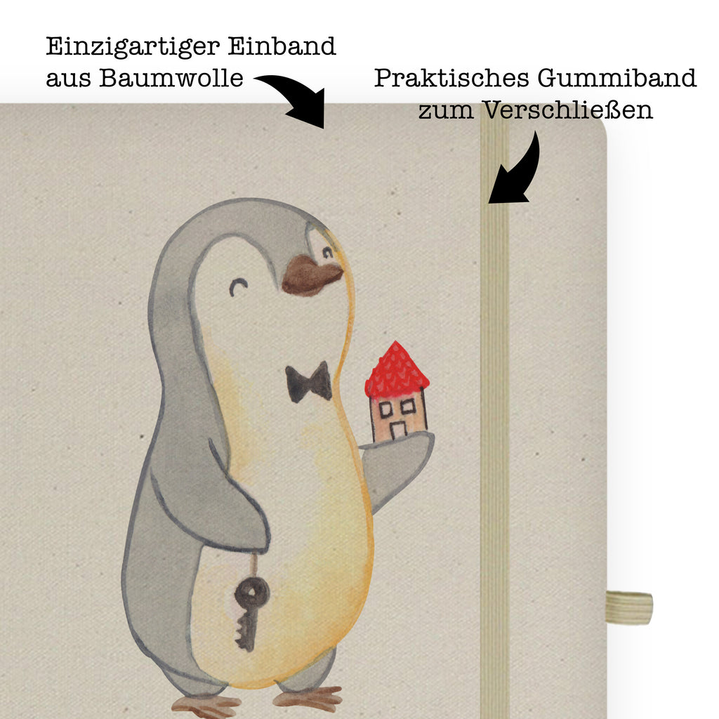 DIN A4 Baumwoll Notizbuch Immobilienkaufmann mit Herz Notizen, Eintragebuch, Tagebuch, Notizblock, Adressbuch, Journal, Kladde, Skizzenbuch, Notizheft, Schreibbuch, Schreibheft, Beruf, Ausbildung, Jubiläum, Abschied, Rente, Kollege, Kollegin, Geschenk, Schenken, Arbeitskollege, Mitarbeiter, Firma, Danke, Dankeschön, Immobilienmakler, Immobilienhändler, Immobilienkaufmann, Immobilienbüro