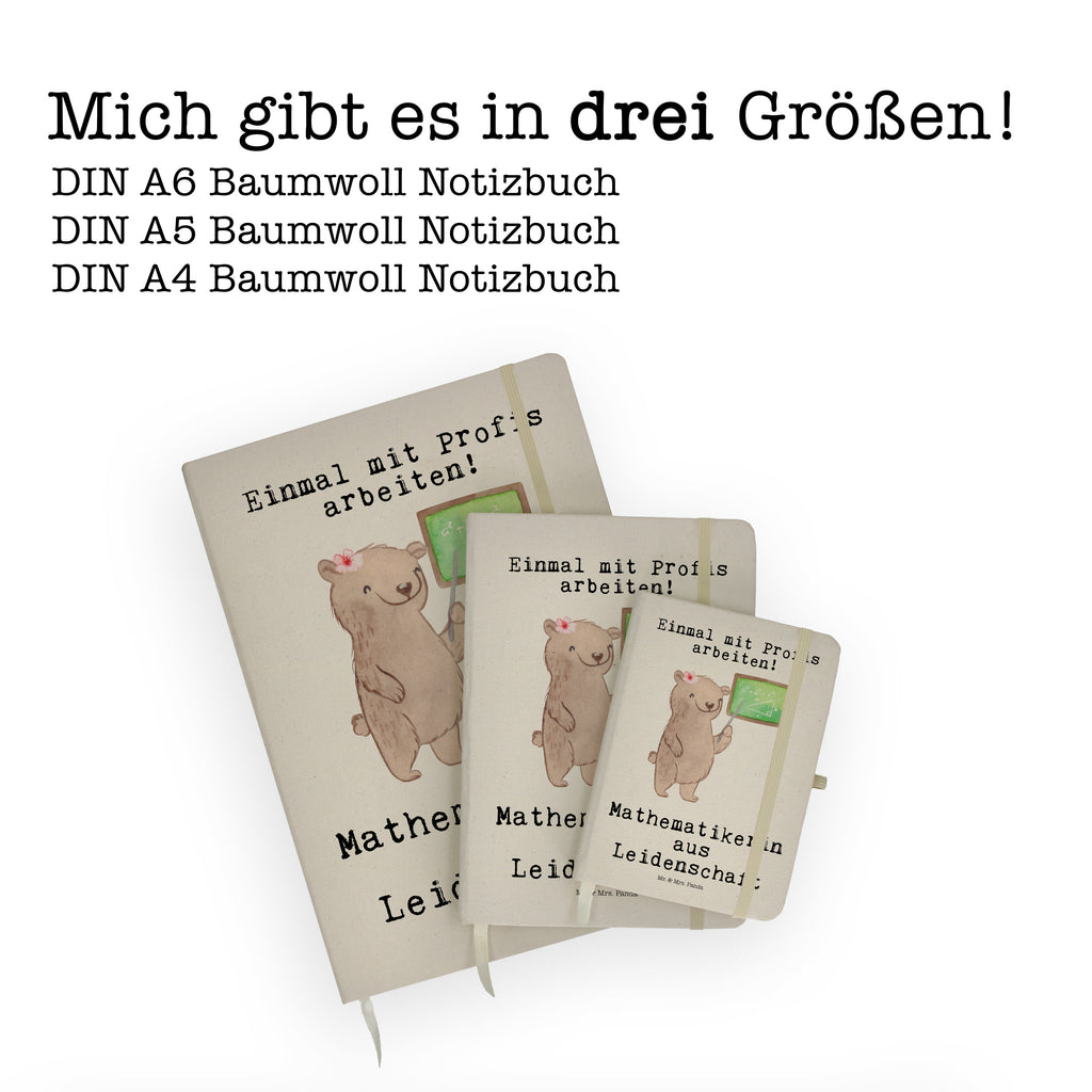 DIN A5 Baumwoll Notizbuch Mathematikerin aus Leidenschaft Notizen, Eintragebuch, Tagebuch, Notizblock, Adressbuch, Journal, Kladde, Skizzenbuch, Notizheft, Schreibbuch, Schreibheft, Beruf, Ausbildung, Jubiläum, Abschied, Rente, Kollege, Kollegin, Geschenk, Schenken, Arbeitskollege, Mitarbeiter, Firma, Danke, Dankeschön, Mathematikerin, Mathematik Studium, Studentin Mathe, Bachelor, Master, Rechenkünstlerin, Zahlenmensch