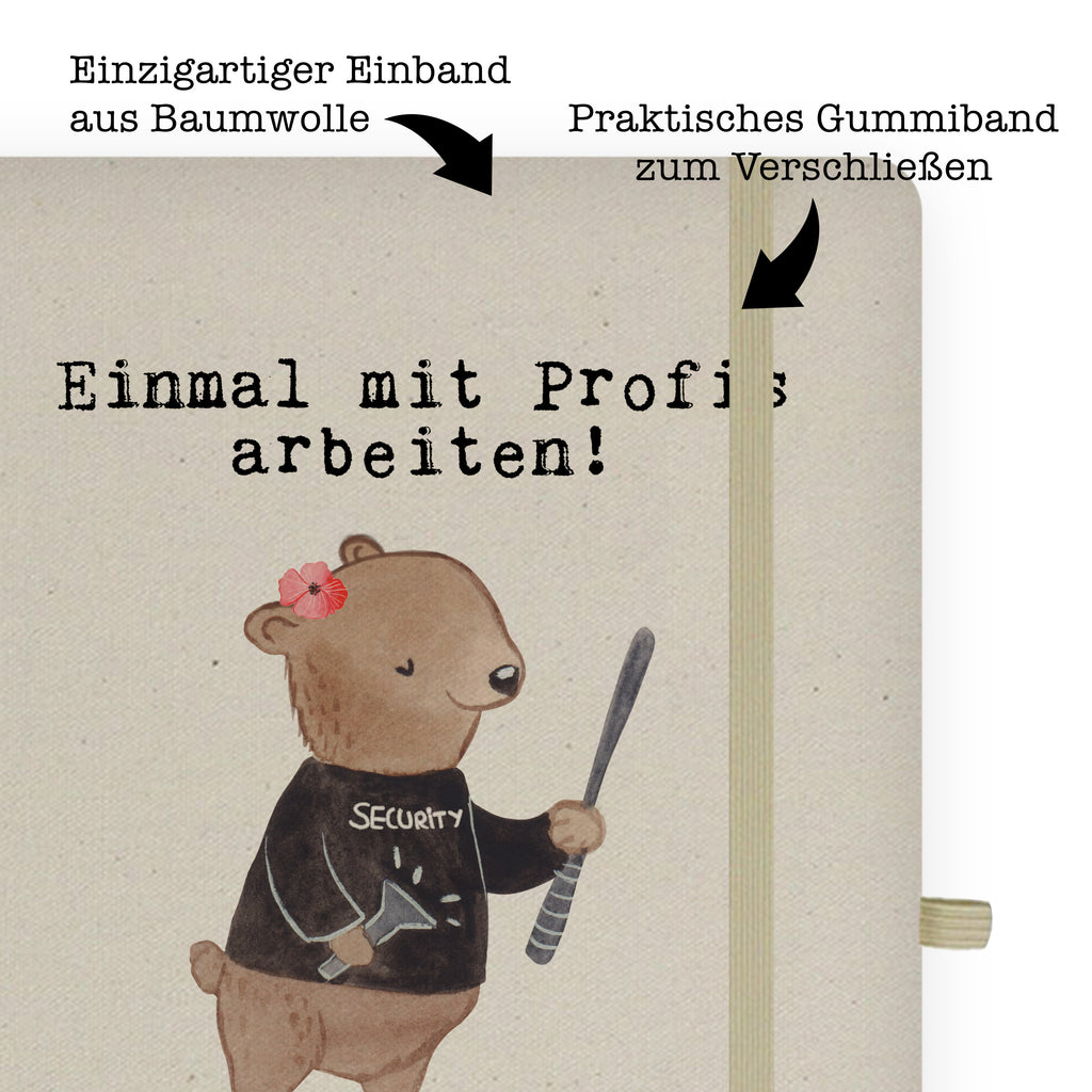 DIN A6 Baumwoll Notizbuch Sicherheitsdienstmitarbeiterin aus Leidenschaft Notizen, Eintragebuch, Tagebuch, Notizblock, Adressbuch, Journal, Kladde, Skizzenbuch, Notizheft, Schreibbuch, Schreibheft, Beruf, Ausbildung, Jubiläum, Abschied, Rente, Kollege, Kollegin, Geschenk, Schenken, Arbeitskollege, Mitarbeiter, Firma, Danke, Dankeschön
