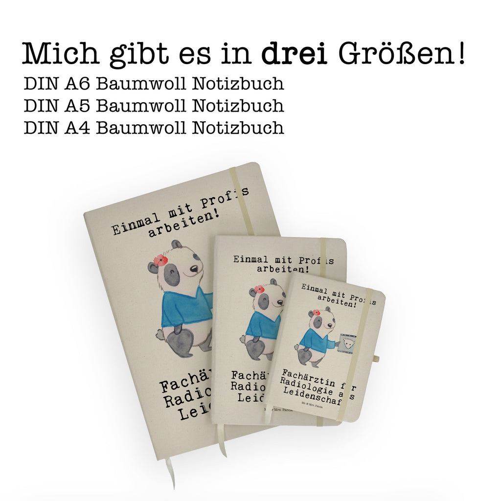 DIN A5 Baumwoll Notizbuch Fachärztin für Radiologie aus Leidenschaft Notizen, Eintragebuch, Tagebuch, Notizblock, Adressbuch, Journal, Kladde, Skizzenbuch, Notizheft, Schreibbuch, Schreibheft, Beruf, Ausbildung, Jubiläum, Abschied, Rente, Kollege, Kollegin, Geschenk, Schenken, Arbeitskollege, Mitarbeiter, Firma, Danke, Dankeschön