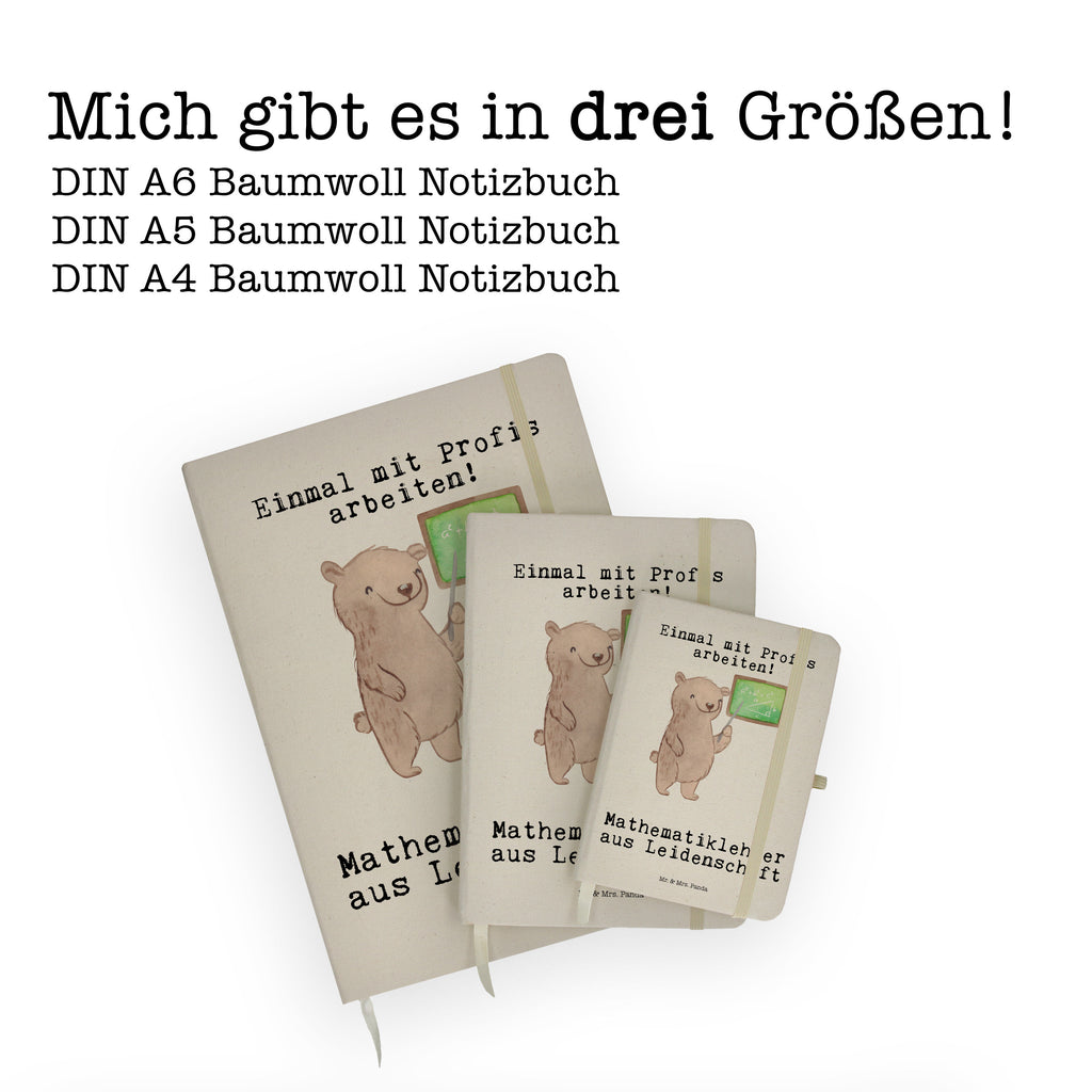 DIN A6 Baumwoll Notizbuch Mathematiklehrer aus Leidenschaft Notizen, Eintragebuch, Tagebuch, Notizblock, Adressbuch, Journal, Kladde, Skizzenbuch, Notizheft, Schreibbuch, Schreibheft, Beruf, Ausbildung, Jubiläum, Abschied, Rente, Kollege, Kollegin, Geschenk, Schenken, Arbeitskollege, Mitarbeiter, Firma, Danke, Dankeschön, Mathematiklehrer, Lehramtstudent, Referendariat, Mathelehrer, Matheunterricht