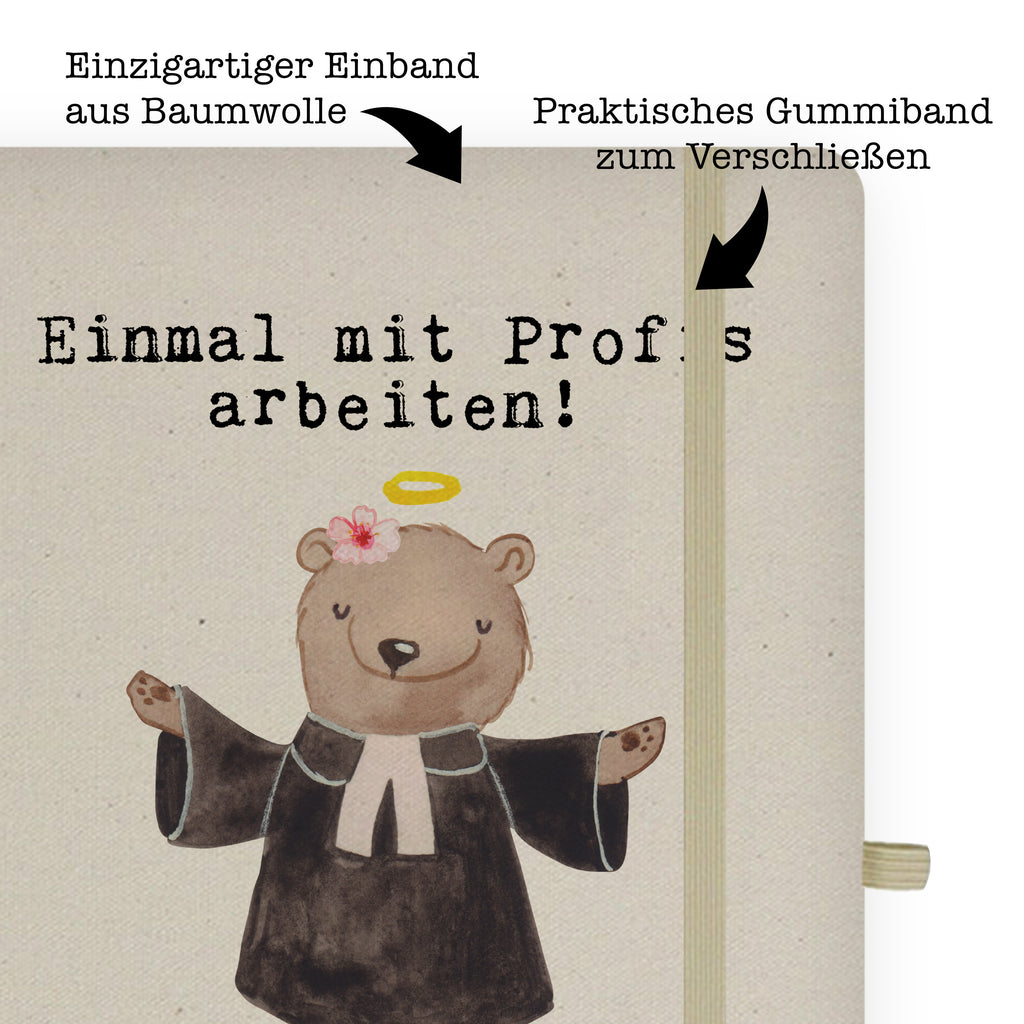 DIN A5 Baumwoll Notizbuch Pastorin aus Leidenschaft Notizen, Eintragebuch, Tagebuch, Notizblock, Adressbuch, Journal, Kladde, Skizzenbuch, Notizheft, Schreibbuch, Schreibheft, Beruf, Ausbildung, Jubiläum, Abschied, Rente, Kollege, Kollegin, Geschenk, Schenken, Arbeitskollege, Mitarbeiter, Firma, Danke, Dankeschön, Pastorin, Dienerin Gottes<br />Geistliche, Pfarrerin, Predigerin<br />Priesterin, Theologin, Kirche