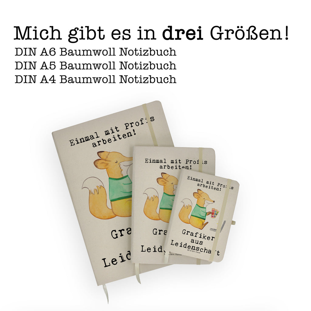 DIN A5 Baumwoll Notizbuch Grafiker aus Leidenschaft Notizen, Eintragebuch, Tagebuch, Notizblock, Adressbuch, Journal, Kladde, Skizzenbuch, Notizheft, Schreibbuch, Schreibheft, Beruf, Ausbildung, Jubiläum, Abschied, Rente, Kollege, Kollegin, Geschenk, Schenken, Arbeitskollege, Mitarbeiter, Firma, Danke, Dankeschön, Grafiker, Designer, Mediengestalter, Grafikdesigner