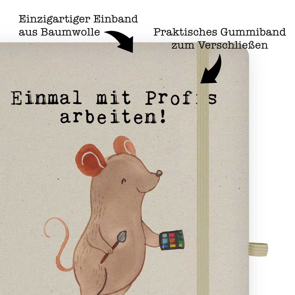 DIN A5 Baumwoll Notizbuch Maskenbildner aus Leidenschaft Notizen, Eintragebuch, Tagebuch, Notizblock, Adressbuch, Journal, Kladde, Skizzenbuch, Notizheft, Schreibbuch, Schreibheft, Beruf, Ausbildung, Jubiläum, Abschied, Rente, Kollege, Kollegin, Geschenk, Schenken, Arbeitskollege, Mitarbeiter, Firma, Danke, Dankeschön, Kosmetiker, Make Up Artist, Maskenbildner, Visagist, Beauty Salon, Kosmetikstudio, Eröffnung