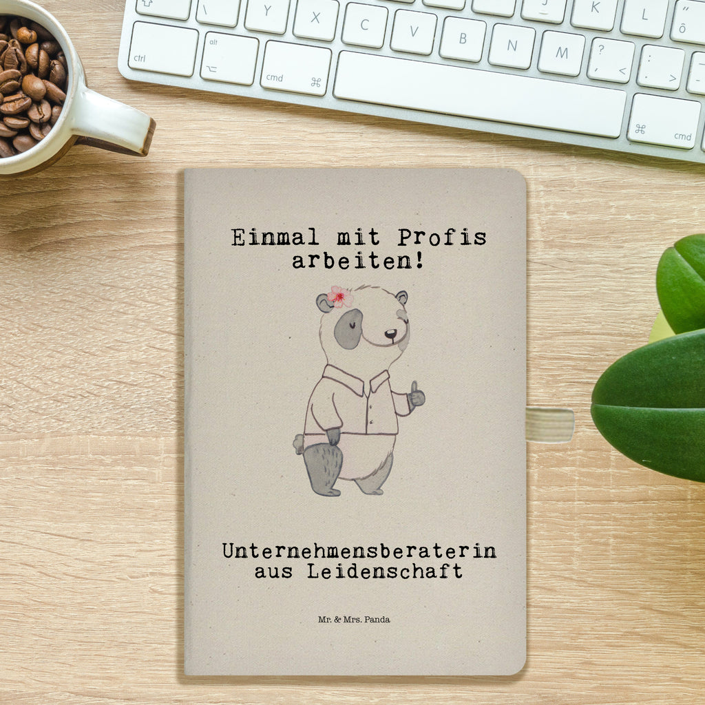 DIN A5 Baumwoll Notizbuch Unternehmensberaterin aus Leidenschaft Notizen, Eintragebuch, Tagebuch, Notizblock, Adressbuch, Journal, Kladde, Skizzenbuch, Notizheft, Schreibbuch, Schreibheft, Beruf, Ausbildung, Jubiläum, Abschied, Rente, Kollege, Kollegin, Geschenk, Schenken, Arbeitskollege, Mitarbeiter, Firma, Danke, Dankeschön