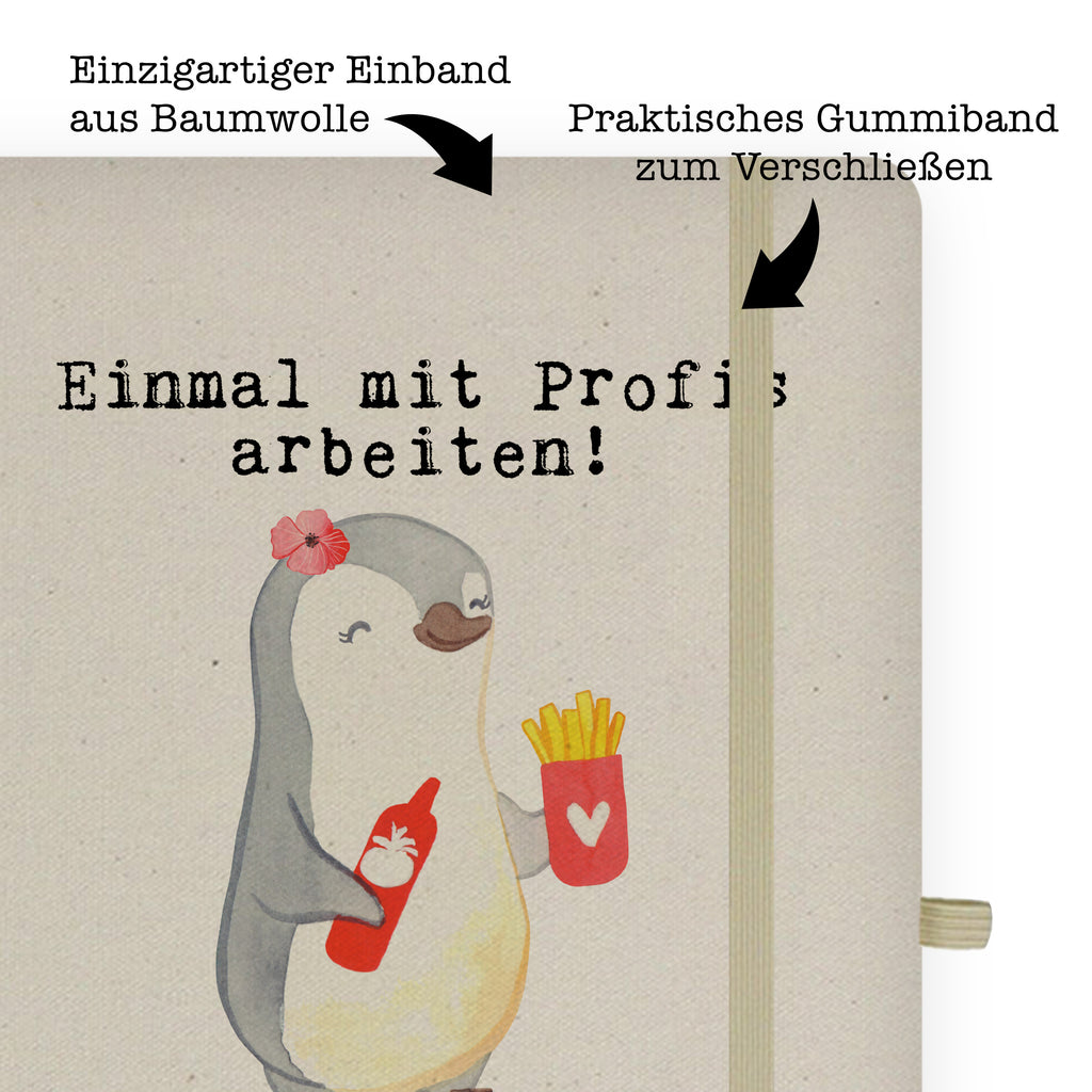 DIN A6 Baumwoll Notizbuch Imbissverkäuferin aus Leidenschaft Notizen, Eintragebuch, Tagebuch, Notizblock, Adressbuch, Journal, Kladde, Skizzenbuch, Notizheft, Schreibbuch, Schreibheft, Beruf, Ausbildung, Jubiläum, Abschied, Rente, Kollege, Kollegin, Geschenk, Schenken, Arbeitskollege, Mitarbeiter, Firma, Danke, Dankeschön, Imbissbesitzerin, Imibissverkäuferin, Pommesverkäuferin