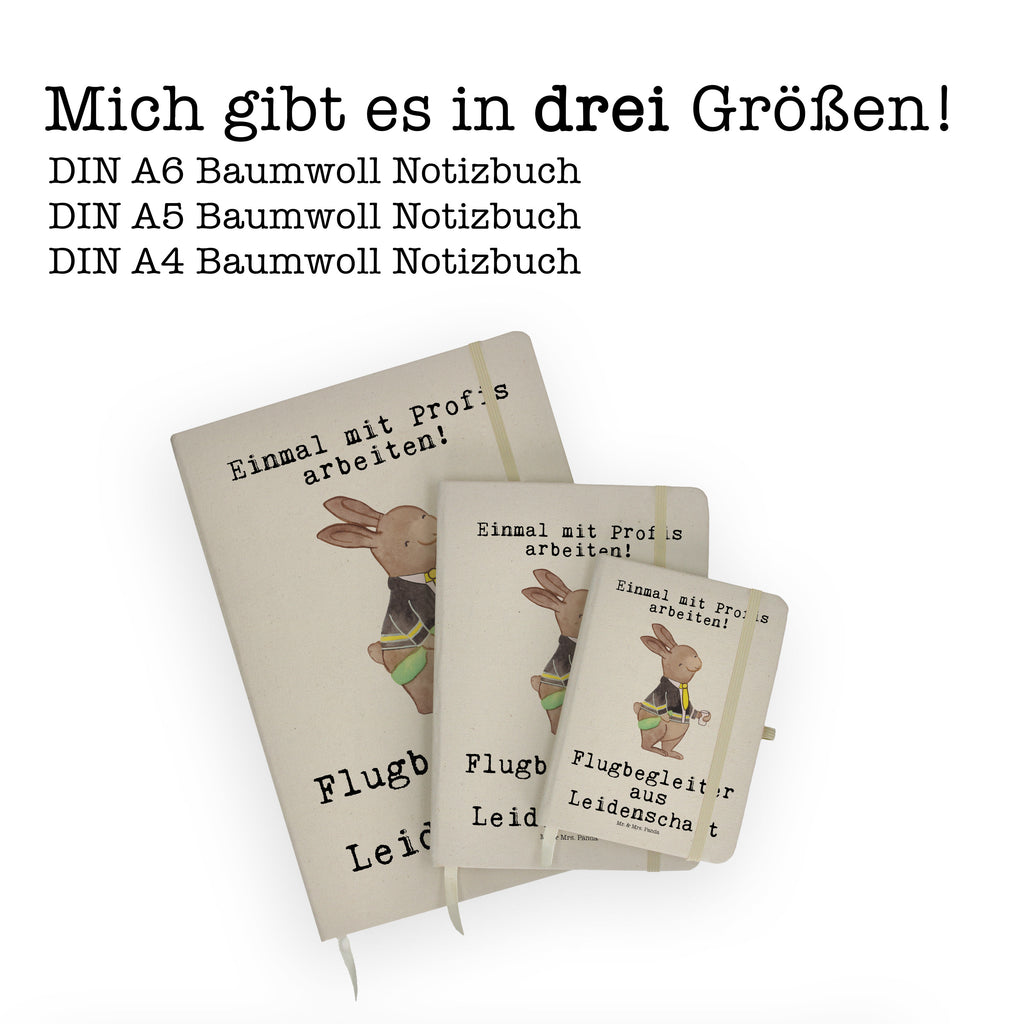 DIN A5 Baumwoll Notizbuch Flugbegleiter aus Leidenschaft Notizen, Eintragebuch, Tagebuch, Notizblock, Adressbuch, Journal, Kladde, Skizzenbuch, Notizheft, Schreibbuch, Schreibheft, Beruf, Ausbildung, Jubiläum, Abschied, Rente, Kollege, Kollegin, Geschenk, Schenken, Arbeitskollege, Mitarbeiter, Firma, Danke, Dankeschön, Flugbegleiter, Steward, Flugsteward, Flight-Attendant
