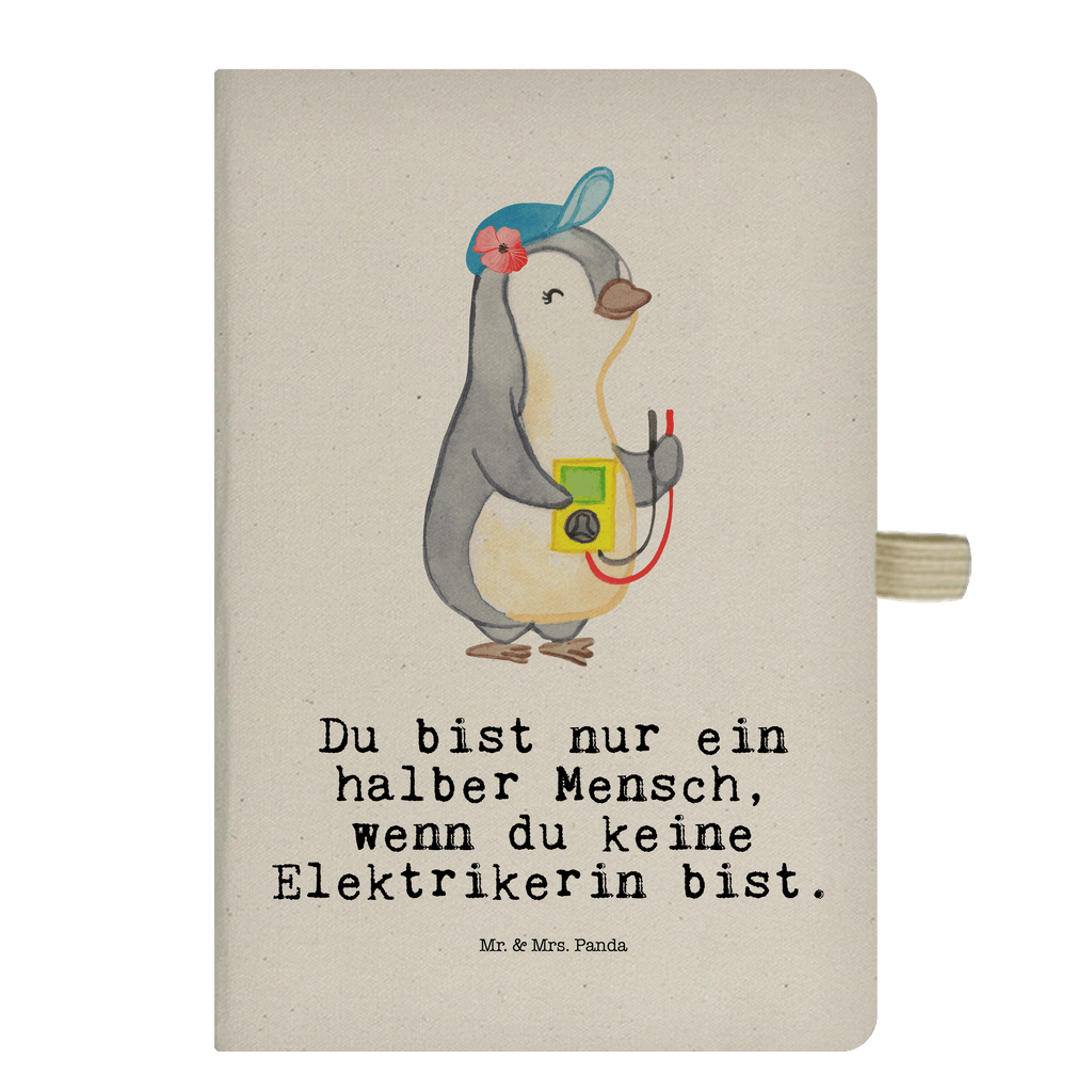 DIN A6 Baumwoll Notizbuch Elektrikerin mit Herz Notizen, Eintragebuch, Tagebuch, Notizblock, Adressbuch, Journal, Kladde, Skizzenbuch, Notizheft, Schreibbuch, Schreibheft, Beruf, Ausbildung, Jubiläum, Abschied, Rente, Kollege, Kollegin, Geschenk, Schenken, Arbeitskollege, Mitarbeiter, Firma, Danke, Dankeschön, Elektrikerin, Elektronmonteurin, Elektrotechnikerin, Elektroinstallateurin, Elektromeisterin, Gesellenprüfung