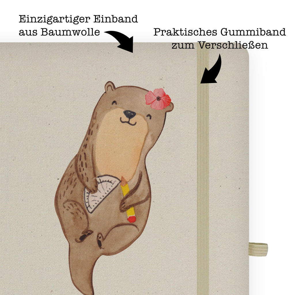 DIN A5 Baumwoll Notizbuch Bauzeichnerin mit Herz Notizen, Eintragebuch, Tagebuch, Notizblock, Adressbuch, Journal, Kladde, Skizzenbuch, Notizheft, Schreibbuch, Schreibheft, Beruf, Ausbildung, Jubiläum, Abschied, Rente, Kollege, Kollegin, Geschenk, Schenken, Arbeitskollege, Mitarbeiter, Firma, Danke, Dankeschön