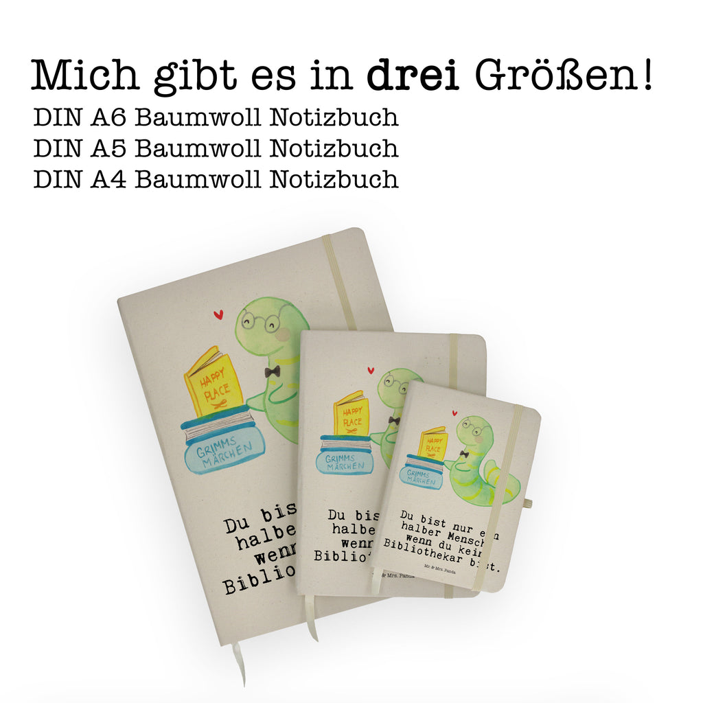 DIN A6 Baumwoll Notizbuch Bibliothekar mit Herz Notizen, Eintragebuch, Tagebuch, Notizblock, Adressbuch, Journal, Kladde, Skizzenbuch, Notizheft, Schreibbuch, Schreibheft, Beruf, Ausbildung, Jubiläum, Abschied, Rente, Kollege, Kollegin, Geschenk, Schenken, Arbeitskollege, Mitarbeiter, Firma, Danke, Dankeschön, Bibliothekar, Buchhandlung, Bibliothek, Bücherwurm, Leseratte, Bücherliebe
