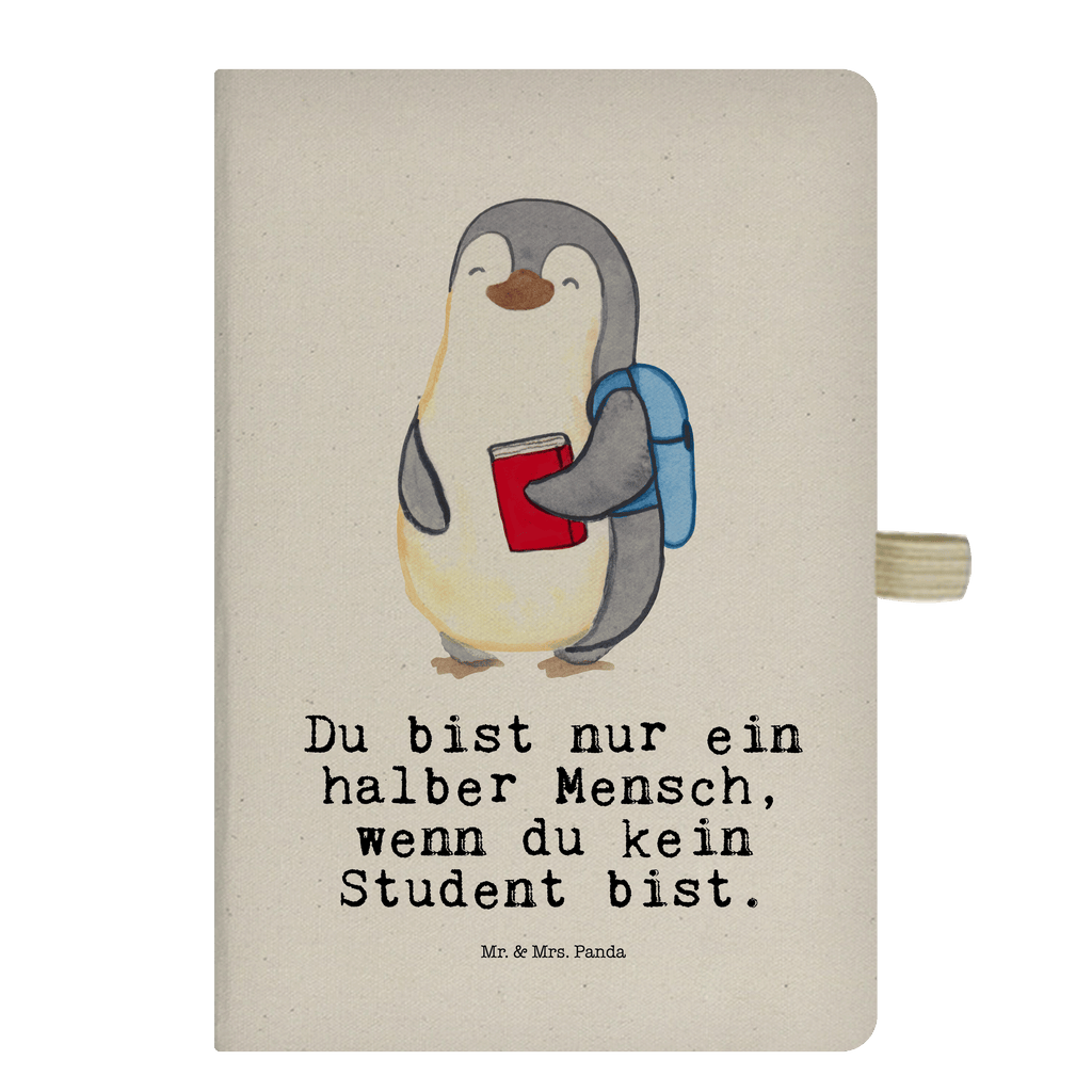 DIN A4 Baumwoll Notizbuch Student mit Herz Notizen, Eintragebuch, Tagebuch, Notizblock, Adressbuch, Journal, Kladde, Skizzenbuch, Notizheft, Schreibbuch, Schreibheft, Beruf, Ausbildung, Jubiläum, Abschied, Rente, Kollege, Kollegin, Geschenk, Schenken, Arbeitskollege, Mitarbeiter, Firma, Danke, Dankeschön