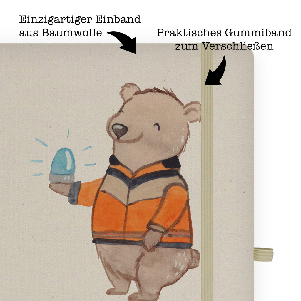 DIN A4 Baumwoll Notizbuch Rettungssanitäter mit Herz Notizen, Eintragebuch, Tagebuch, Notizblock, Adressbuch, Journal, Kladde, Skizzenbuch, Notizheft, Schreibbuch, Schreibheft, Beruf, Ausbildung, Jubiläum, Abschied, Rente, Kollege, Kollegin, Geschenk, Schenken, Arbeitskollege, Mitarbeiter, Firma, Danke, Dankeschön