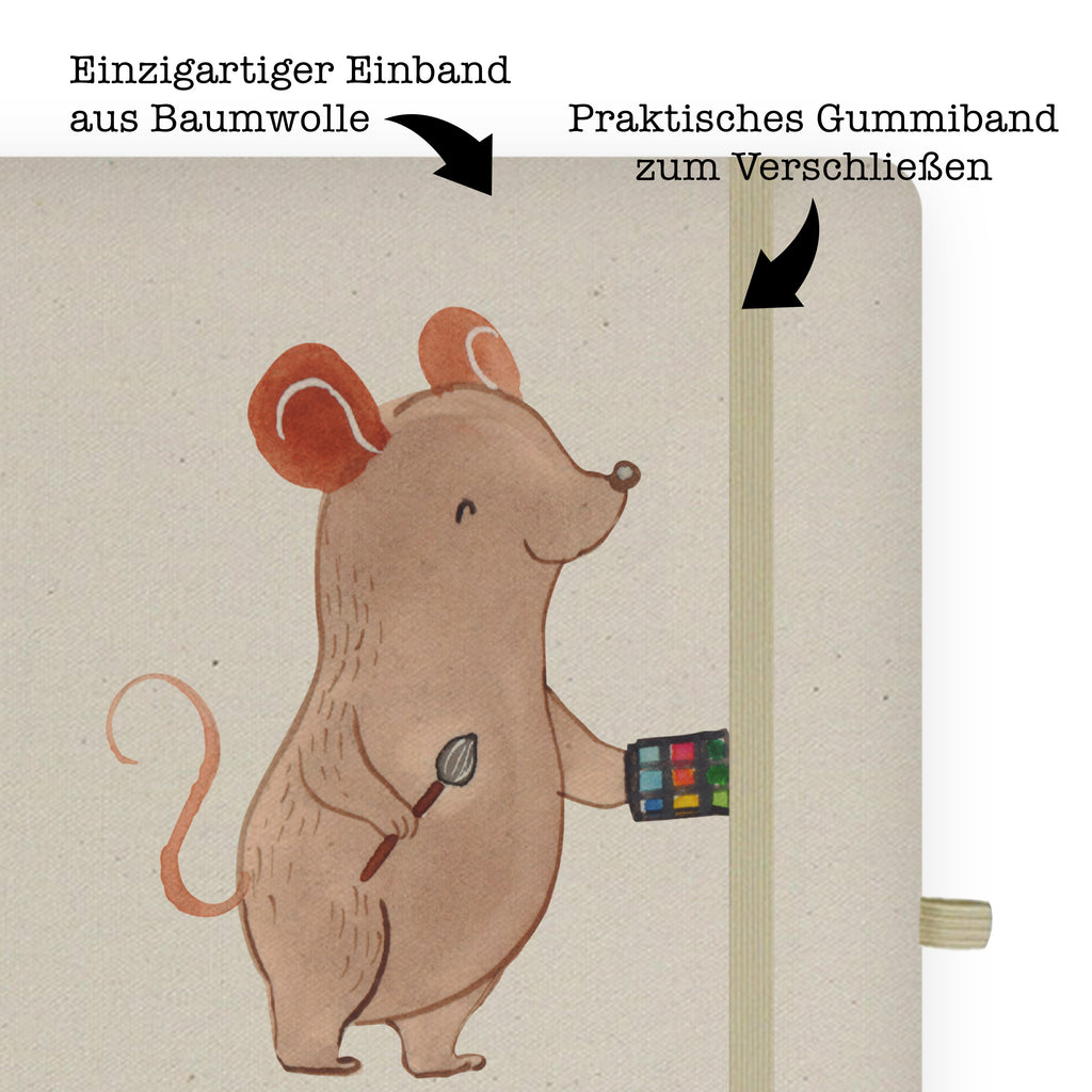 DIN A6 Baumwoll Notizbuch Visagist mit Herz Notizen, Eintragebuch, Tagebuch, Notizblock, Adressbuch, Journal, Kladde, Skizzenbuch, Notizheft, Schreibbuch, Schreibheft, Beruf, Ausbildung, Jubiläum, Abschied, Rente, Kollege, Kollegin, Geschenk, Schenken, Arbeitskollege, Mitarbeiter, Firma, Danke, Dankeschön, Kosmetiker, Make Up Artist, Maskenbildner, Visagist, Beauty Salon, Kosmetikstudio, Eröffnung