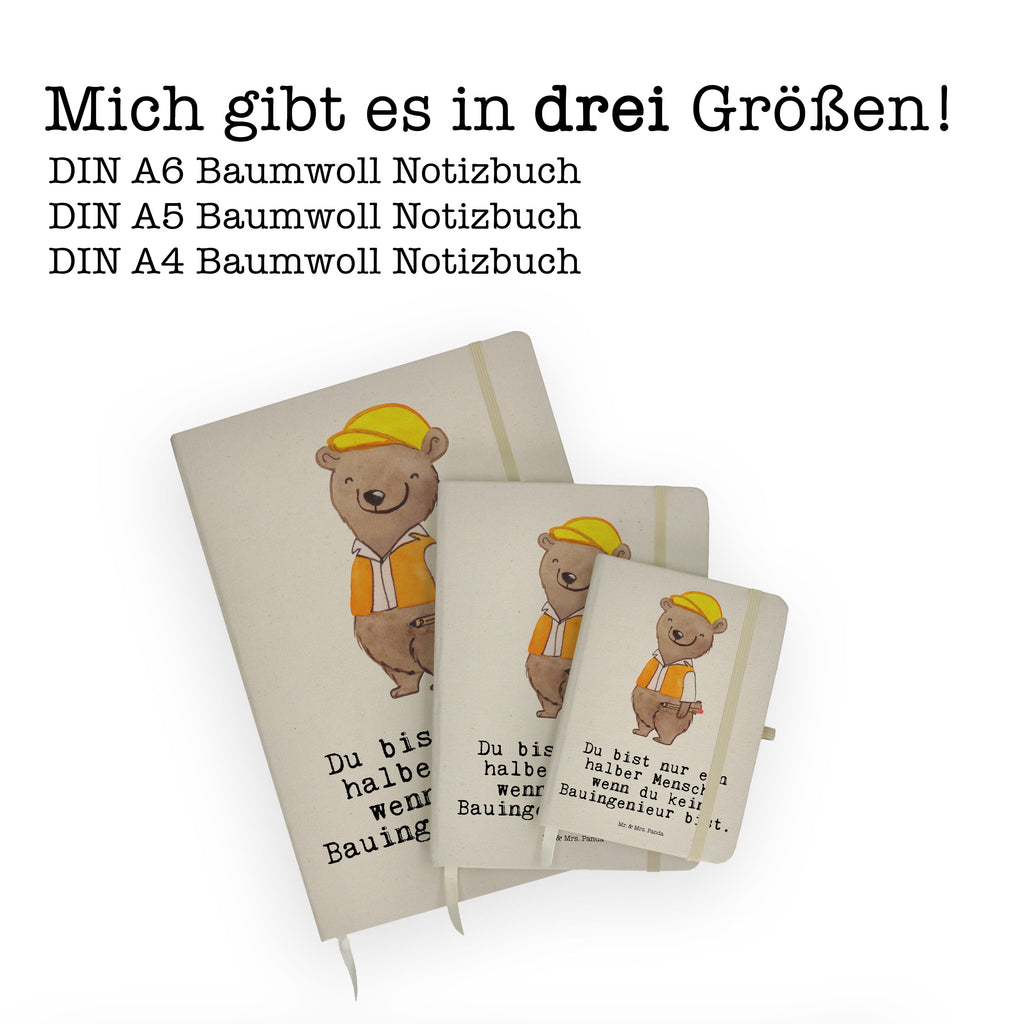 DIN A6 Baumwoll Notizbuch Bauingenieur mit Herz Notizen, Eintragebuch, Tagebuch, Notizblock, Adressbuch, Journal, Kladde, Skizzenbuch, Notizheft, Schreibbuch, Schreibheft, Beruf, Ausbildung, Jubiläum, Abschied, Rente, Kollege, Kollegin, Geschenk, Schenken, Arbeitskollege, Mitarbeiter, Firma, Danke, Dankeschön, Bauingenieur, Statiker, Ingeniuer, Baustelle, Studium
