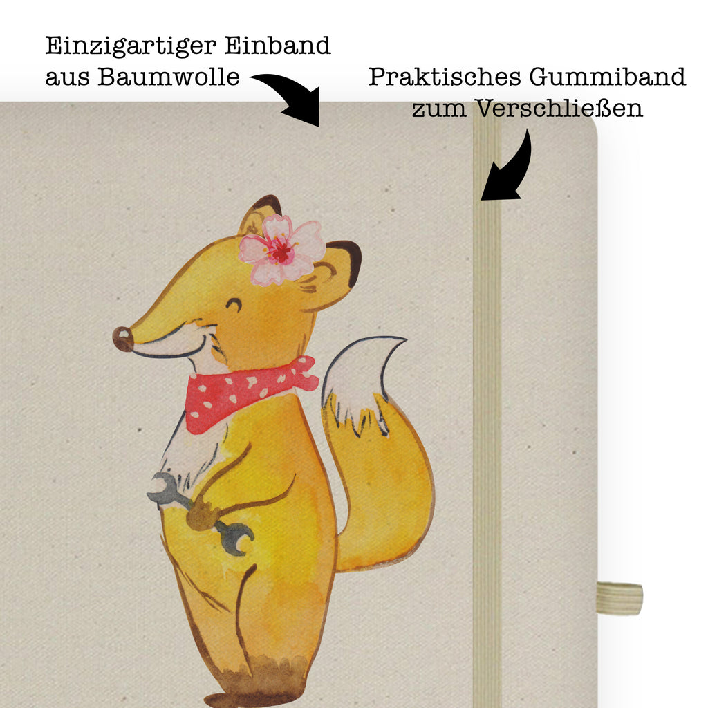 DIN A5 Baumwoll Notizbuch Kfz-Mechatronikerin mit Herz Notizen, Eintragebuch, Tagebuch, Notizblock, Adressbuch, Journal, Kladde, Skizzenbuch, Notizheft, Schreibbuch, Schreibheft, Beruf, Ausbildung, Jubiläum, Abschied, Rente, Kollege, Kollegin, Geschenk, Schenken, Arbeitskollege, Mitarbeiter, Firma, Danke, Dankeschön, Kfz-Mechatronikerin, Kraftfahrzeugmechanikerin, Meisterin, Gesellenprüfung