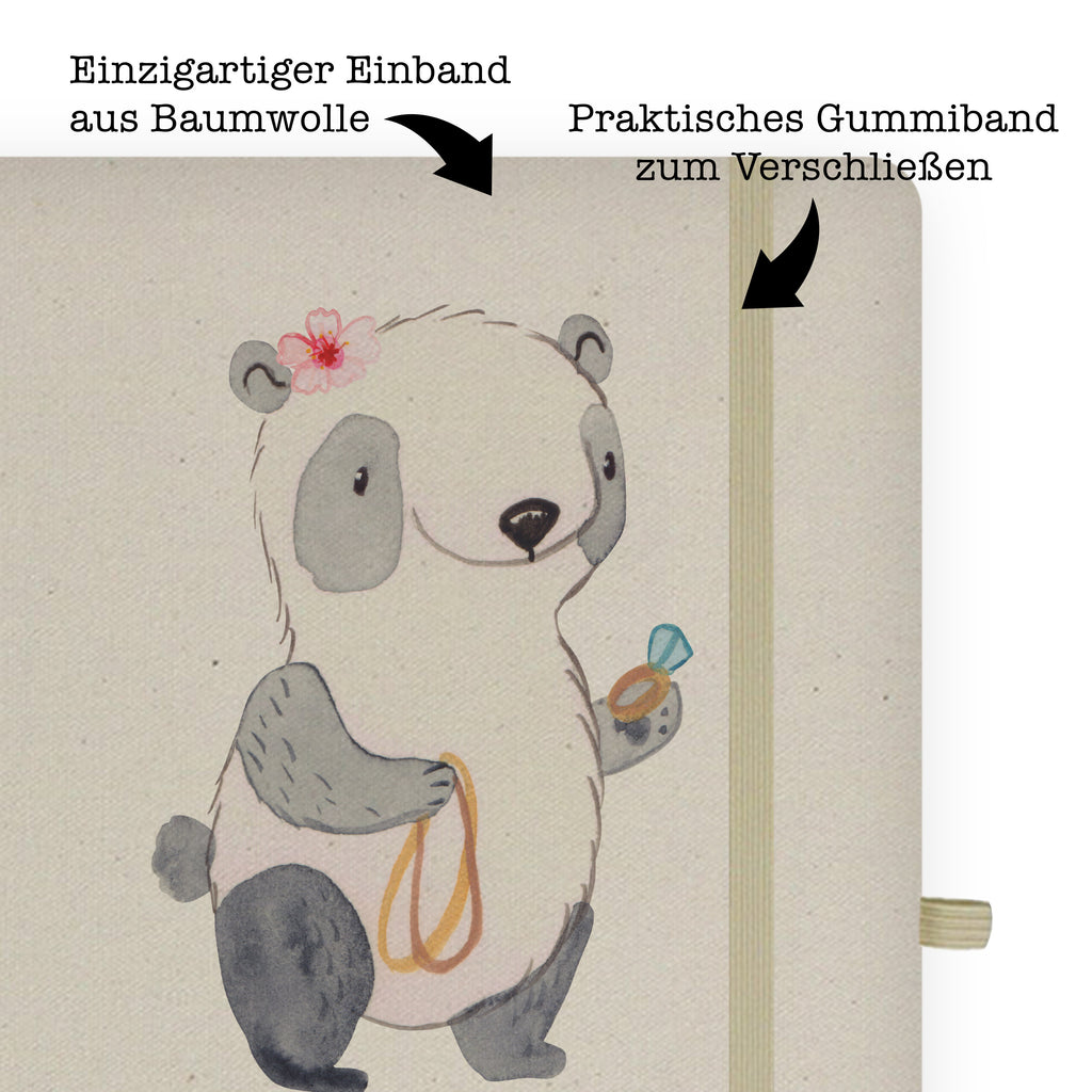 DIN A5 Baumwoll Notizbuch Schmuckverkäuferin mit Herz Notizen, Eintragebuch, Tagebuch, Notizblock, Adressbuch, Journal, Kladde, Skizzenbuch, Notizheft, Schreibbuch, Schreibheft, Beruf, Ausbildung, Jubiläum, Abschied, Rente, Kollege, Kollegin, Geschenk, Schenken, Arbeitskollege, Mitarbeiter, Firma, Danke, Dankeschön, Schmuckverkäuferin, Juwelier, Goldschmied, Schmied, Schmuckwarenhändler, Schmuckgeschäft, Eröffnung