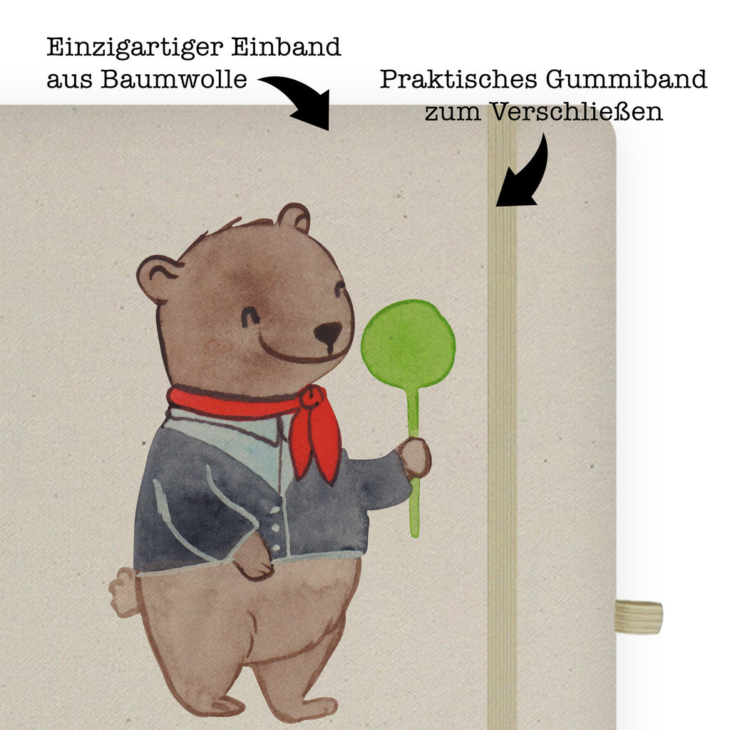 DIN A6 Baumwoll Notizbuch Schaffnerin mit Herz Notizen, Eintragebuch, Tagebuch, Notizblock, Adressbuch, Journal, Kladde, Skizzenbuch, Notizheft, Schreibbuch, Schreibheft, Beruf, Ausbildung, Jubiläum, Abschied, Rente, Kollege, Kollegin, Geschenk, Schenken, Arbeitskollege, Mitarbeiter, Firma, Danke, Dankeschön