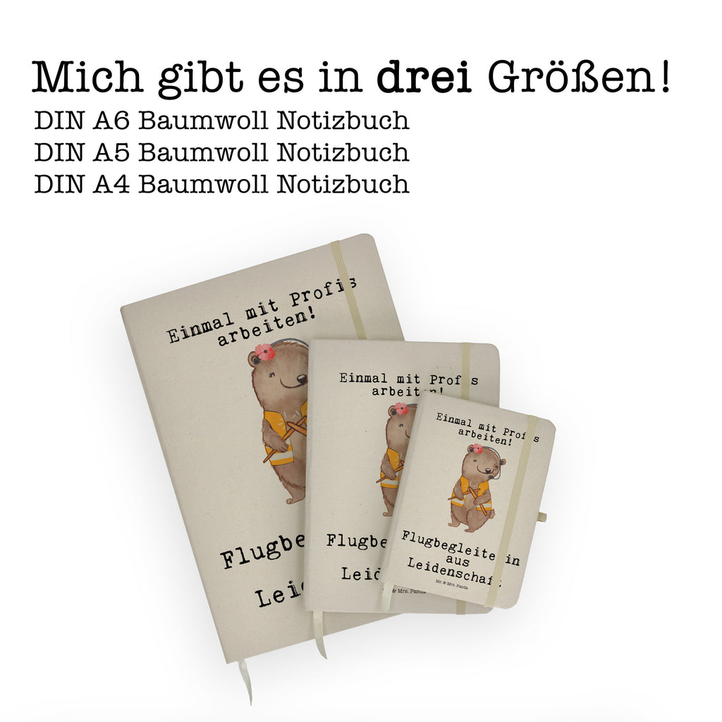 DIN A6 Baumwoll Notizbuch Flugbegleiterin aus Leidenschaft Notizen, Eintragebuch, Tagebuch, Notizblock, Adressbuch, Journal, Kladde, Skizzenbuch, Notizheft, Schreibbuch, Schreibheft, Beruf, Ausbildung, Jubiläum, Abschied, Rente, Kollege, Kollegin, Geschenk, Schenken, Arbeitskollege, Mitarbeiter, Firma, Danke, Dankeschön, Flugbegleiterin, Stewardess, Flugstewardess, Flight-Attendant