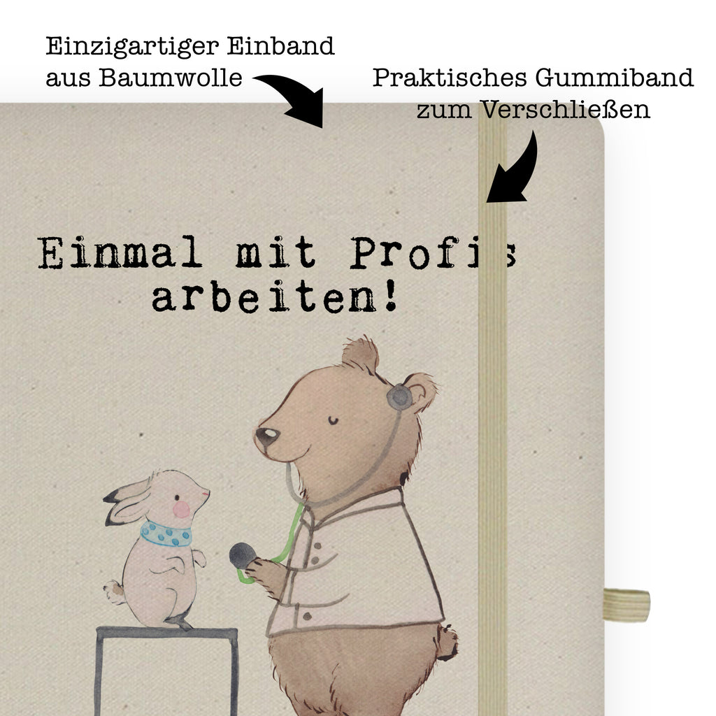 DIN A6 Baumwoll Notizbuch Tierheilpraktiker aus Leidenschaft