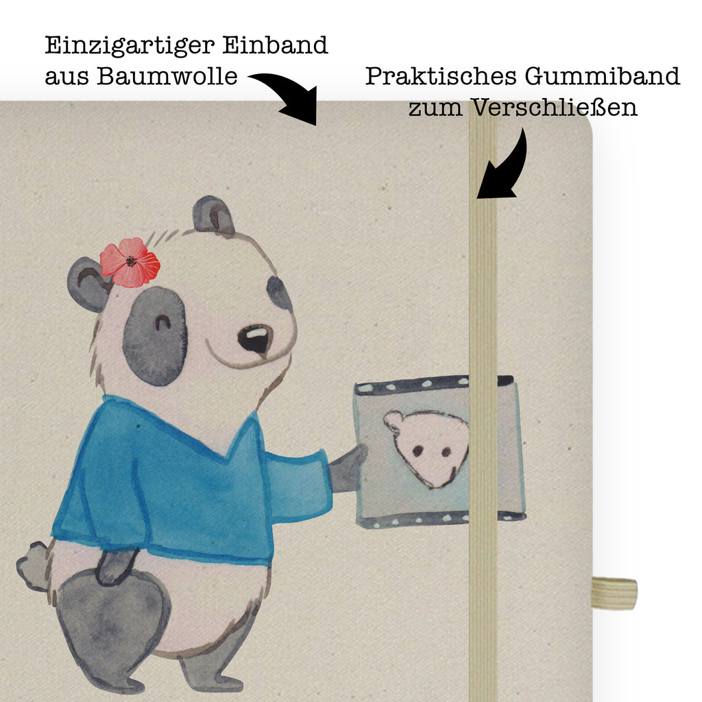 DIN A6 Baumwoll Notizbuch Neurologin mit Herz Notizen, Eintragebuch, Tagebuch, Notizblock, Adressbuch, Journal, Kladde, Skizzenbuch, Notizheft, Schreibbuch, Schreibheft, Beruf, Ausbildung, Jubiläum, Abschied, Rente, Kollege, Kollegin, Geschenk, Schenken, Arbeitskollege, Mitarbeiter, Firma, Danke, Dankeschön, Neurologin, Neurologie, Mediziner, Medizinstudium