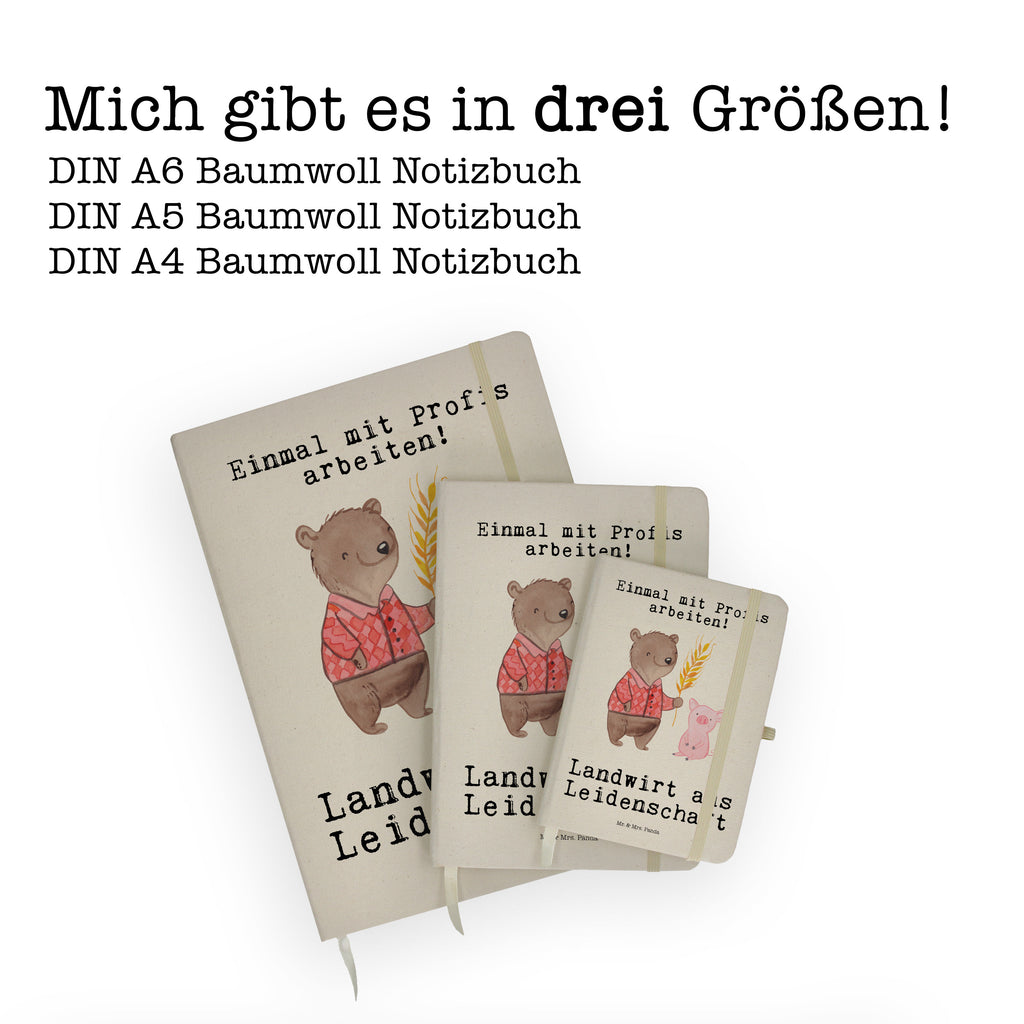 DIN A5 Baumwoll Notizbuch Landwirt aus Leidenschaft Notizen, Eintragebuch, Tagebuch, Notizblock, Adressbuch, Journal, Kladde, Skizzenbuch, Notizheft, Schreibbuch, Schreibheft, Beruf, Ausbildung, Jubiläum, Abschied, Rente, Kollege, Kollegin, Geschenk, Schenken, Arbeitskollege, Mitarbeiter, Firma, Danke, Dankeschön, Landwirt; Bauer, Tierwirt, Agronom, Farmer, Bauernhof