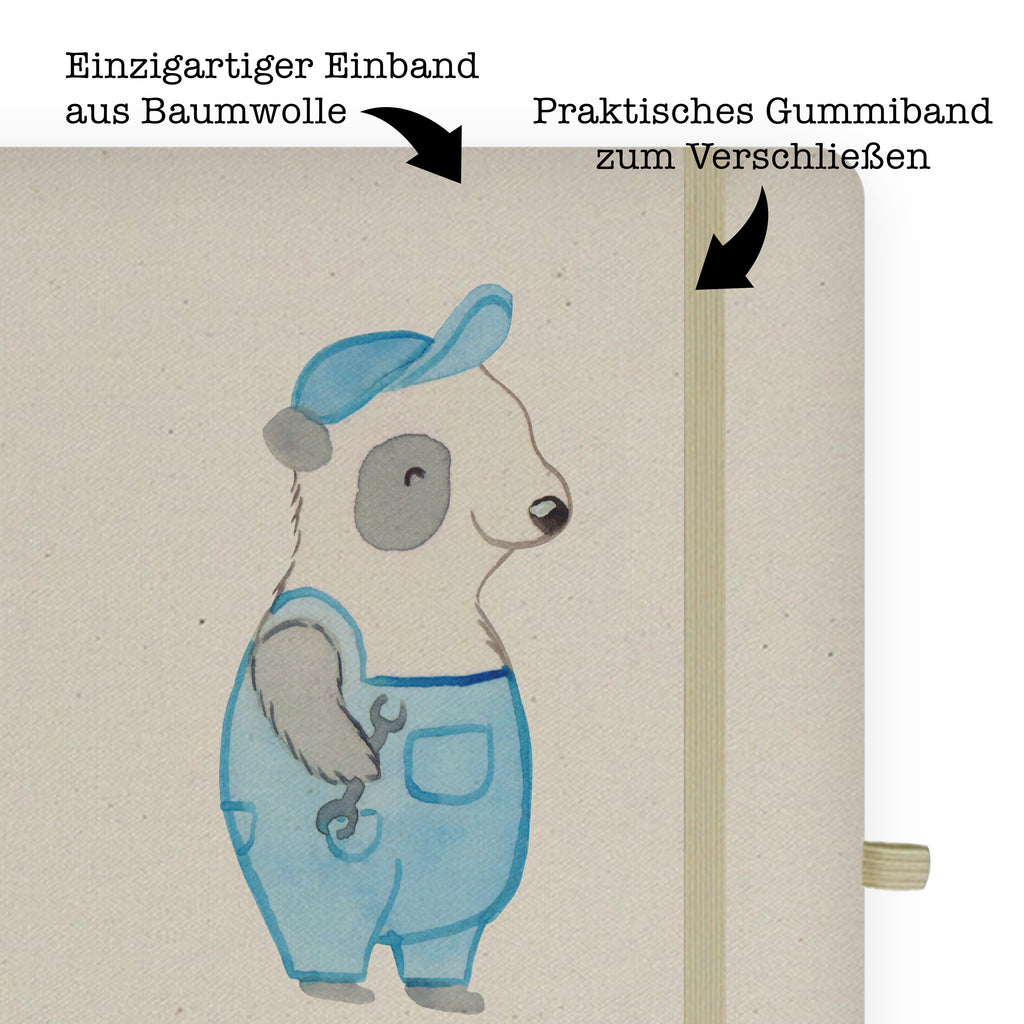 DIN A6 Baumwoll Notizbuch Handwerker mit Herz Notizen, Eintragebuch, Tagebuch, Notizblock, Adressbuch, Journal, Kladde, Skizzenbuch, Notizheft, Schreibbuch, Schreibheft, Beruf, Ausbildung, Jubiläum, Abschied, Rente, Kollege, Kollegin, Geschenk, Schenken, Arbeitskollege, Mitarbeiter, Firma, Danke, Dankeschön, Handwerker, Gesellenprüfung, Handwerksbetrieb, Schrauber, Werkstatt