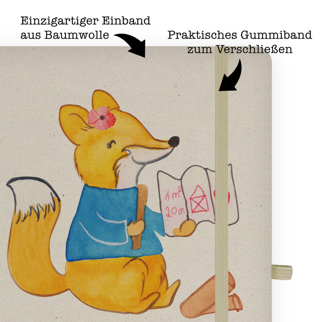 DIN A6 Baumwoll Notizbuch Assistentin für Innenarchitektur mit Herz Notizen, Eintragebuch, Tagebuch, Notizblock, Adressbuch, Journal, Kladde, Skizzenbuch, Notizheft, Schreibbuch, Schreibheft, Beruf, Ausbildung, Jubiläum, Abschied, Rente, Kollege, Kollegin, Geschenk, Schenken, Arbeitskollege, Mitarbeiter, Firma, Danke, Dankeschön