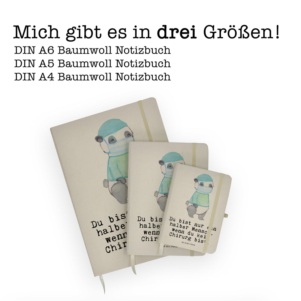 DIN A6 Baumwoll Notizbuch Chirurg mit Herz Notizen, Eintragebuch, Tagebuch, Notizblock, Adressbuch, Journal, Kladde, Skizzenbuch, Notizheft, Schreibbuch, Schreibheft, Beruf, Ausbildung, Jubiläum, Abschied, Rente, Kollege, Kollegin, Geschenk, Schenken, Arbeitskollege, Mitarbeiter, Firma, Danke, Dankeschön, Chirurg, Unfallchirurg, Notfallchirurg, Krankenhaus, Arzt, Mediziner