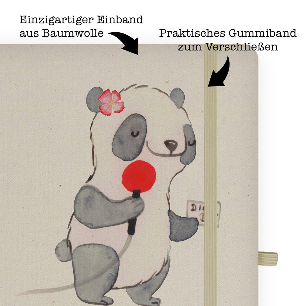 DIN A5 Baumwoll Notizbuch Pressesprecherin mit Herz Notizen, Eintragebuch, Tagebuch, Notizblock, Adressbuch, Journal, Kladde, Skizzenbuch, Notizheft, Schreibbuch, Schreibheft, Beruf, Ausbildung, Jubiläum, Abschied, Rente, Kollege, Kollegin, Geschenk, Schenken, Arbeitskollege, Mitarbeiter, Firma, Danke, Dankeschön