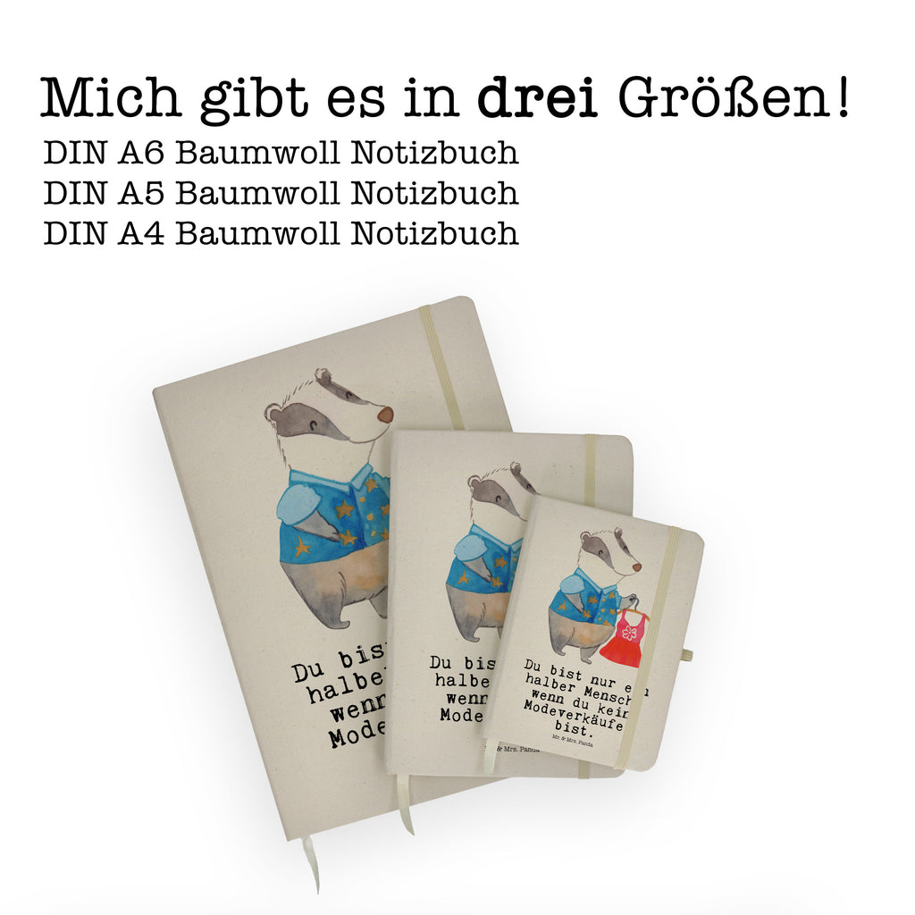 DIN A6 Baumwoll Notizbuch Modeverkäufer mit Herz Notizen, Eintragebuch, Tagebuch, Notizblock, Adressbuch, Journal, Kladde, Skizzenbuch, Notizheft, Schreibbuch, Schreibheft, Beruf, Ausbildung, Jubiläum, Abschied, Rente, Kollege, Kollegin, Geschenk, Schenken, Arbeitskollege, Mitarbeiter, Firma, Danke, Dankeschön, Modeverkäufer, Verkäufer, Fashion Store
