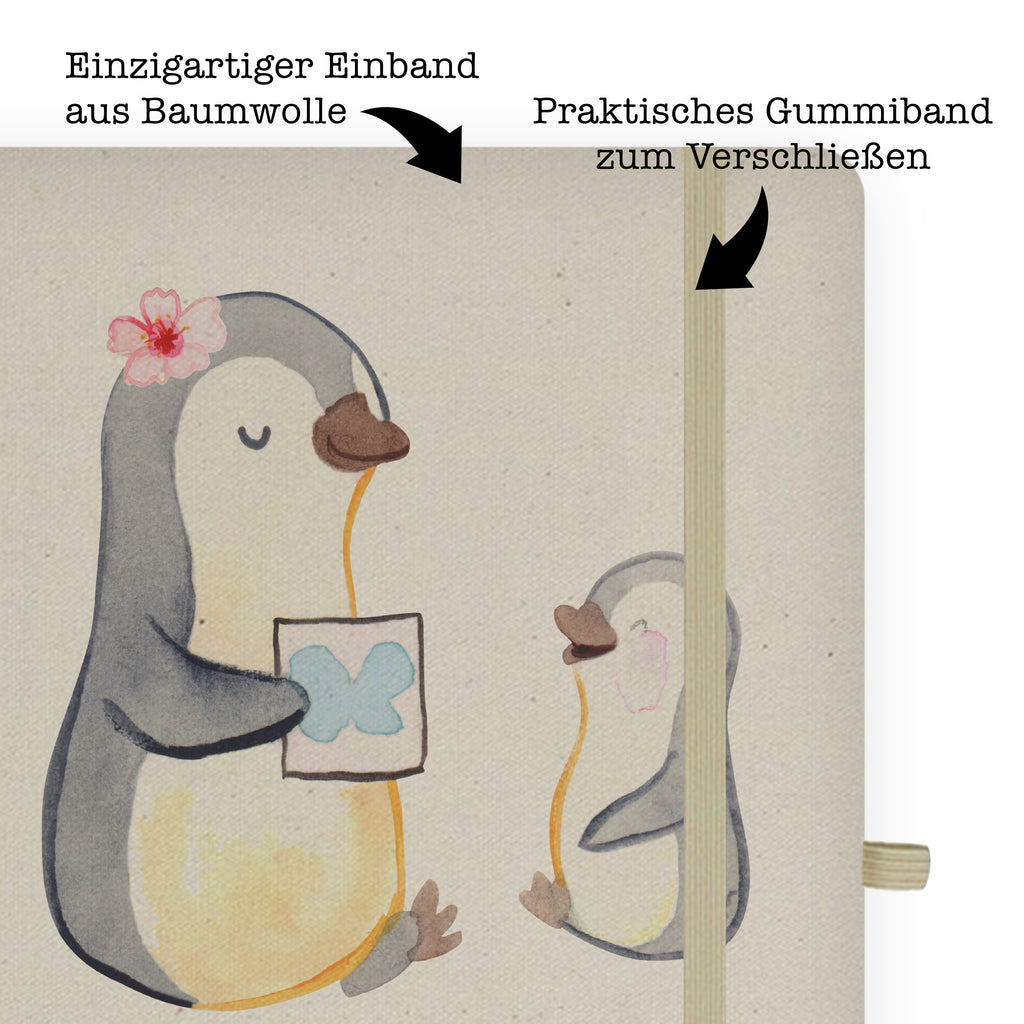 DIN A6 Baumwoll Notizbuch Logopädin mit Herz Notizen, Eintragebuch, Tagebuch, Notizblock, Adressbuch, Journal, Kladde, Skizzenbuch, Notizheft, Schreibbuch, Schreibheft, Beruf, Ausbildung, Jubiläum, Abschied, Rente, Kollege, Kollegin, Geschenk, Schenken, Arbeitskollege, Mitarbeiter, Firma, Danke, Dankeschön, Logopädin, Logopädie, Studium