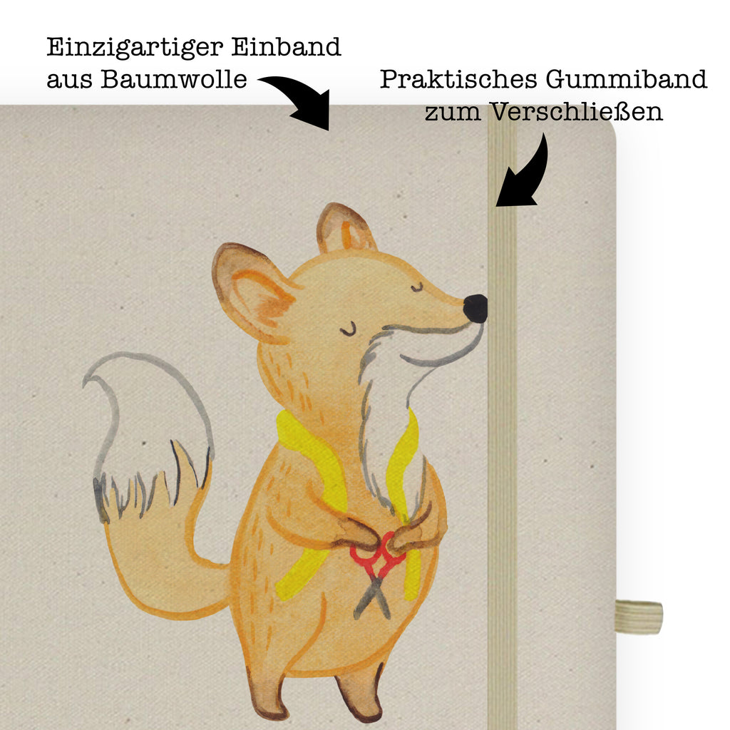 DIN A6 Baumwoll Notizbuch Schneider mit Herz Notizen, Eintragebuch, Tagebuch, Notizblock, Adressbuch, Journal, Kladde, Skizzenbuch, Notizheft, Schreibbuch, Schreibheft, Beruf, Ausbildung, Jubiläum, Abschied, Rente, Kollege, Kollegin, Geschenk, Schenken, Arbeitskollege, Mitarbeiter, Firma, Danke, Dankeschön