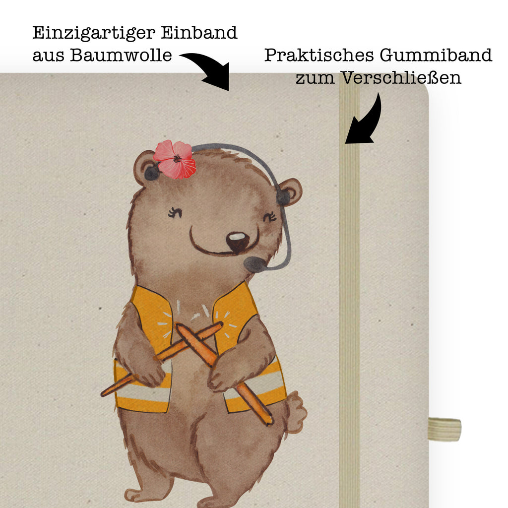 DIN A5 Baumwoll Notizbuch Flugbegleiterin mit Herz Notizen, Eintragebuch, Tagebuch, Notizblock, Adressbuch, Journal, Kladde, Skizzenbuch, Notizheft, Schreibbuch, Schreibheft, Beruf, Ausbildung, Jubiläum, Abschied, Rente, Kollege, Kollegin, Geschenk, Schenken, Arbeitskollege, Mitarbeiter, Firma, Danke, Dankeschön, Flugbegleiterin, Stewardess, Flugstewardess, Flight-Attendant