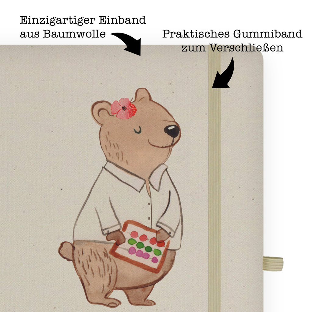 DIN A6 Baumwoll Notizbuch Bankangestellte mit Herz Notizen, Eintragebuch, Tagebuch, Notizblock, Adressbuch, Journal, Kladde, Skizzenbuch, Notizheft, Schreibbuch, Schreibheft, Beruf, Ausbildung, Jubiläum, Abschied, Rente, Kollege, Kollegin, Geschenk, Schenken, Arbeitskollege, Mitarbeiter, Firma, Danke, Dankeschön, Bankangestellte, Bankfachfrau, Bänkerin, Bankberaterin