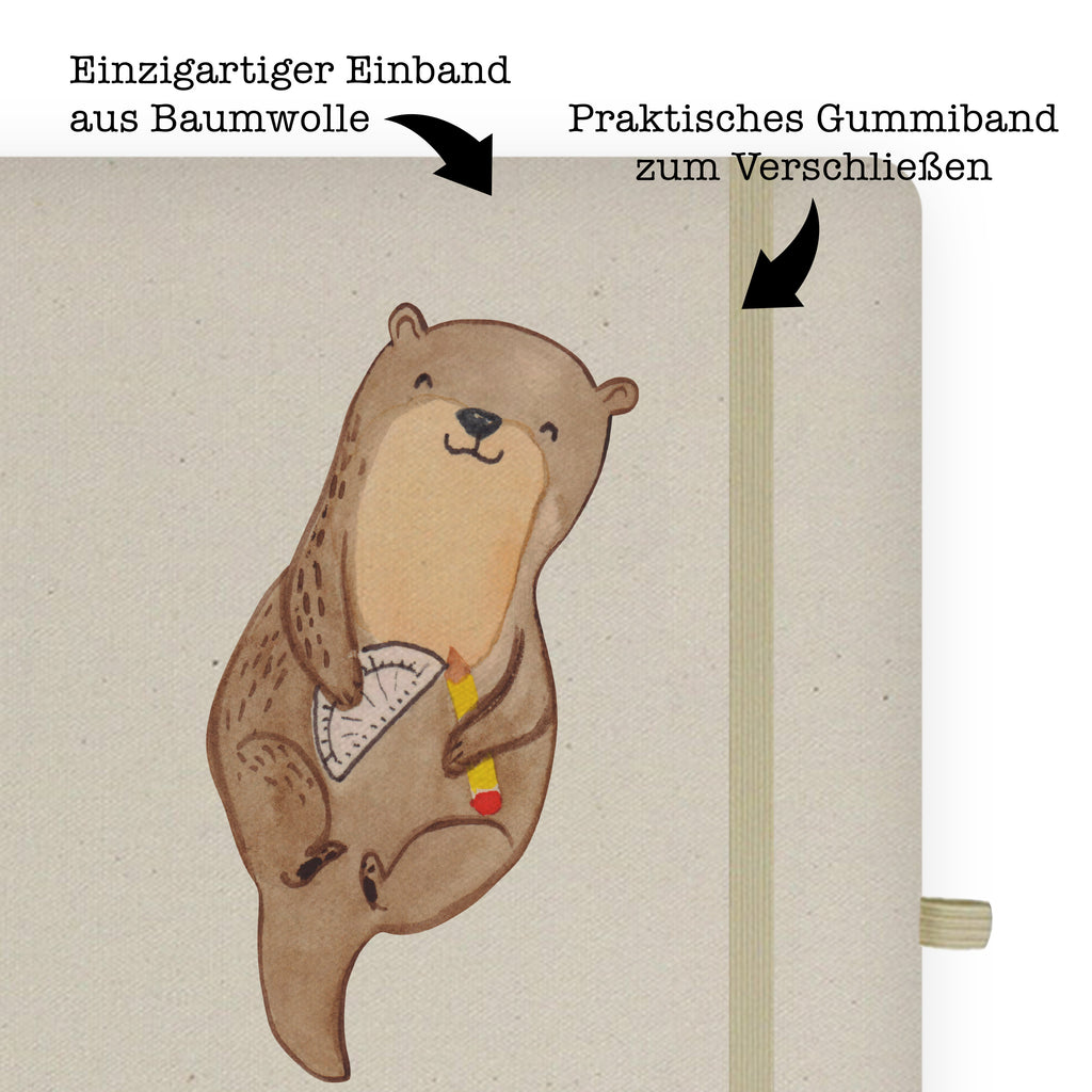DIN A6 Baumwoll Notizbuch Technischer Zeichner mit Herz Notizen, Eintragebuch, Tagebuch, Notizblock, Adressbuch, Journal, Kladde, Skizzenbuch, Notizheft, Schreibbuch, Schreibheft, Beruf, Ausbildung, Jubiläum, Abschied, Rente, Kollege, Kollegin, Geschenk, Schenken, Arbeitskollege, Mitarbeiter, Firma, Danke, Dankeschön