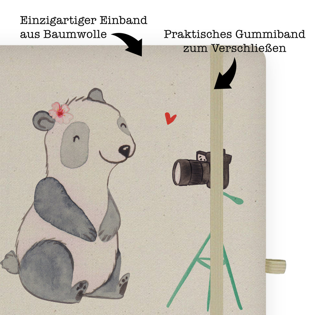 DIN A6 Baumwoll Notizbuch Vloggerin mit Herz Notizen, Eintragebuch, Tagebuch, Notizblock, Adressbuch, Journal, Kladde, Skizzenbuch, Notizheft, Schreibbuch, Schreibheft, Beruf, Ausbildung, Jubiläum, Abschied, Rente, Kollege, Kollegin, Geschenk, Schenken, Arbeitskollege, Mitarbeiter, Firma, Danke, Dankeschön