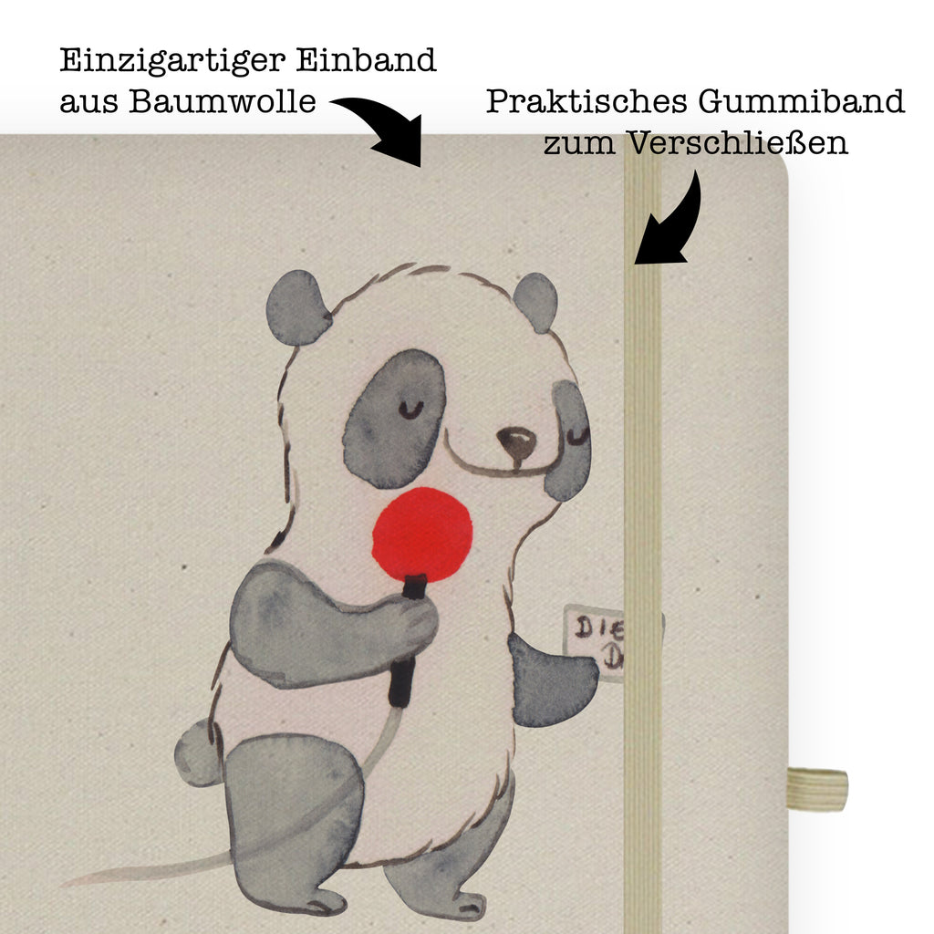 DIN A6 Baumwoll Notizbuch Sportreporter mit Herz Notizen, Eintragebuch, Tagebuch, Notizblock, Adressbuch, Journal, Kladde, Skizzenbuch, Notizheft, Schreibbuch, Schreibheft, Beruf, Ausbildung, Jubiläum, Abschied, Rente, Kollege, Kollegin, Geschenk, Schenken, Arbeitskollege, Mitarbeiter, Firma, Danke, Dankeschön