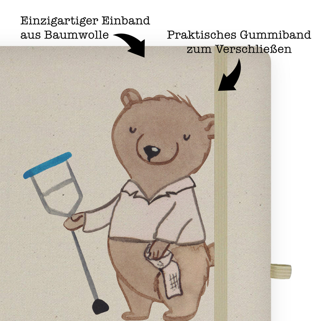 DIN A5 Baumwoll Notizbuch Orthopäde mit Herz Notizen, Eintragebuch, Tagebuch, Notizblock, Adressbuch, Journal, Kladde, Skizzenbuch, Notizheft, Schreibbuch, Schreibheft, Beruf, Ausbildung, Jubiläum, Abschied, Rente, Kollege, Kollegin, Geschenk, Schenken, Arbeitskollege, Mitarbeiter, Firma, Danke, Dankeschön, Orthopäde, Facharzt, Orthopädie, Praxis, Eröffnung