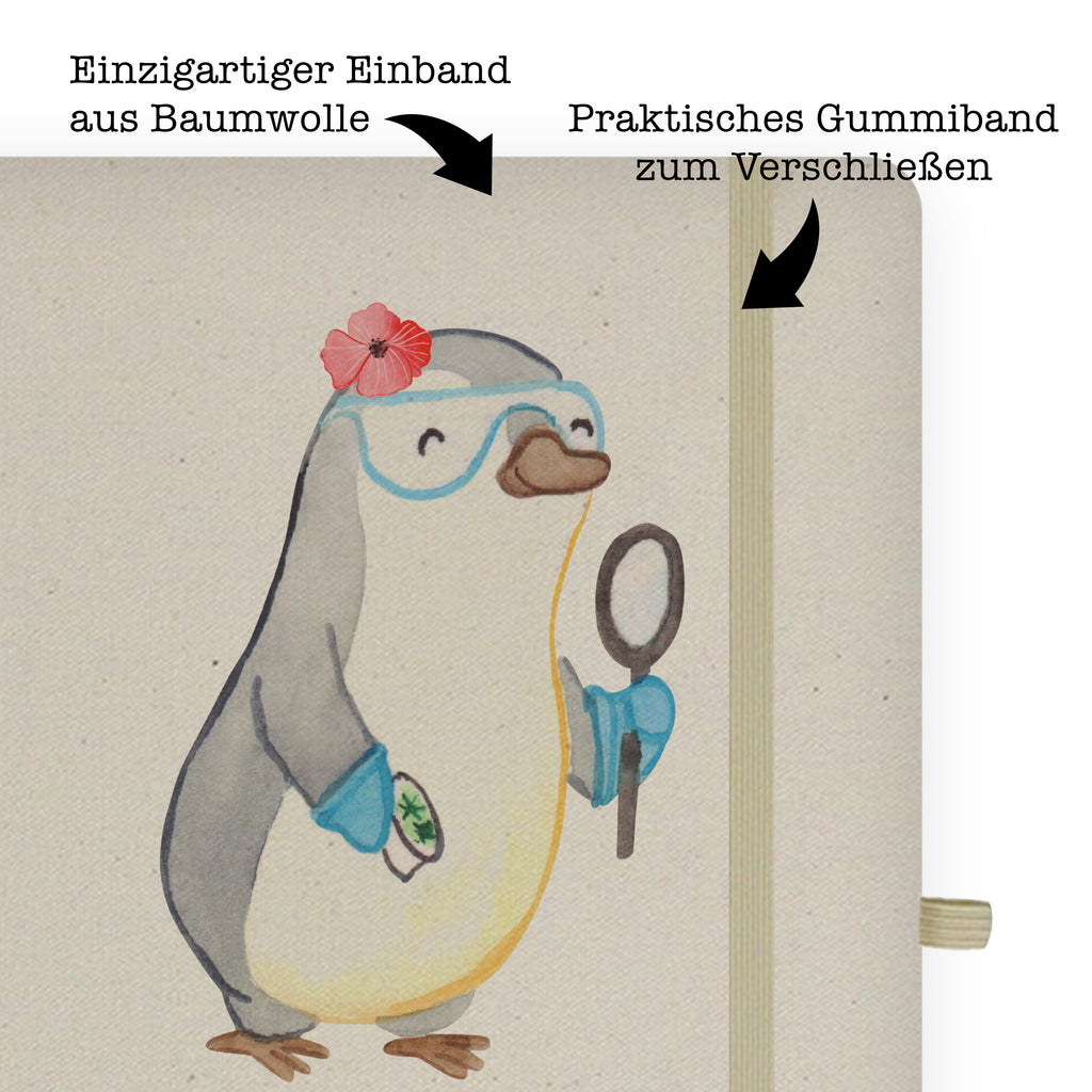 DIN A6 Baumwoll Notizbuch Wissenschaftlerin mit Herz Notizen, Eintragebuch, Tagebuch, Notizblock, Adressbuch, Journal, Kladde, Skizzenbuch, Notizheft, Schreibbuch, Schreibheft, Beruf, Ausbildung, Jubiläum, Abschied, Rente, Kollege, Kollegin, Geschenk, Schenken, Arbeitskollege, Mitarbeiter, Firma, Danke, Dankeschön, Wissenschaftlerin, Forscherin, Akademikerin, Universität, Forschungseinrichtung