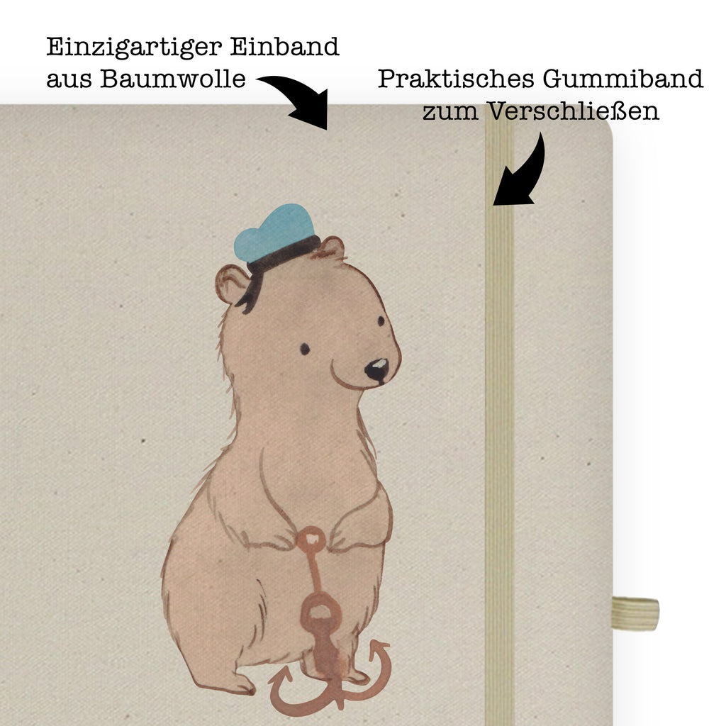 DIN A6 Baumwoll Notizbuch Matrosin mit Herz Notizen, Eintragebuch, Tagebuch, Notizblock, Adressbuch, Journal, Kladde, Skizzenbuch, Notizheft, Schreibbuch, Schreibheft, Beruf, Ausbildung, Jubiläum, Abschied, Rente, Kollege, Kollegin, Geschenk, Schenken, Arbeitskollege, Mitarbeiter, Firma, Danke, Dankeschön, Matrosin, Seeleute, Schiff, Schiffsmechanikerin