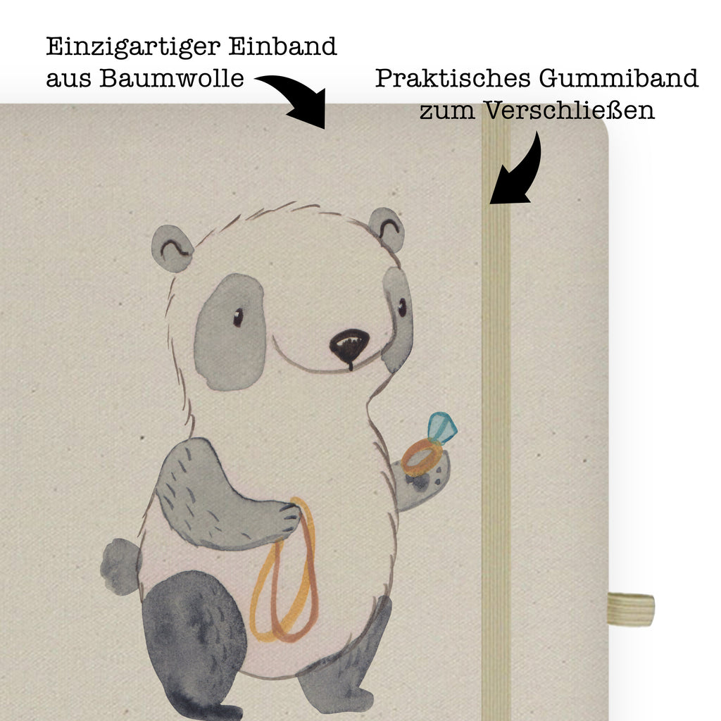 DIN A5 Baumwoll Notizbuch Schmuckverkäufer mit Herz Notizen, Eintragebuch, Tagebuch, Notizblock, Adressbuch, Journal, Kladde, Skizzenbuch, Notizheft, Schreibbuch, Schreibheft, Beruf, Ausbildung, Jubiläum, Abschied, Rente, Kollege, Kollegin, Geschenk, Schenken, Arbeitskollege, Mitarbeiter, Firma, Danke, Dankeschön, Schmuckverkäufer, Juwelier, Goldschmied, Schmied, Schmuckwarenhändler, Schmuckgeschäft, Eröffnung